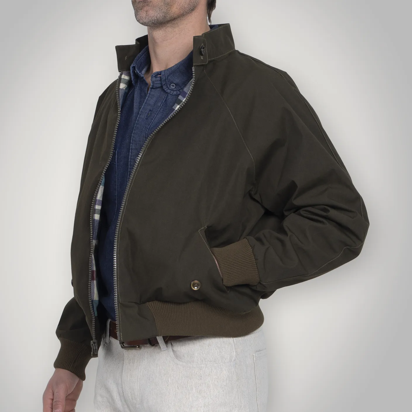 Harrington Jacket - Olive
