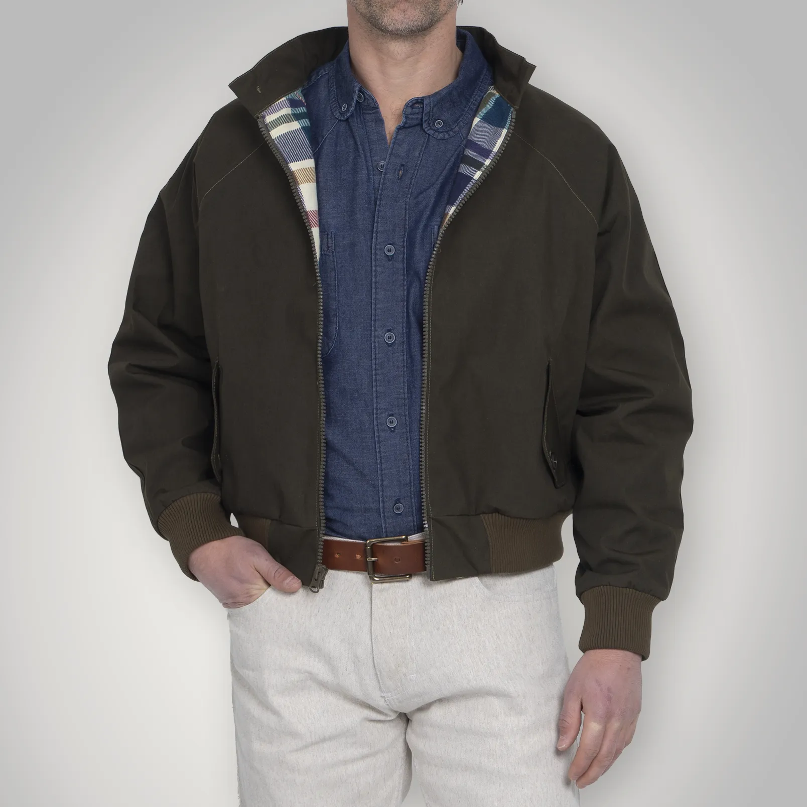 Harrington Jacket - Olive