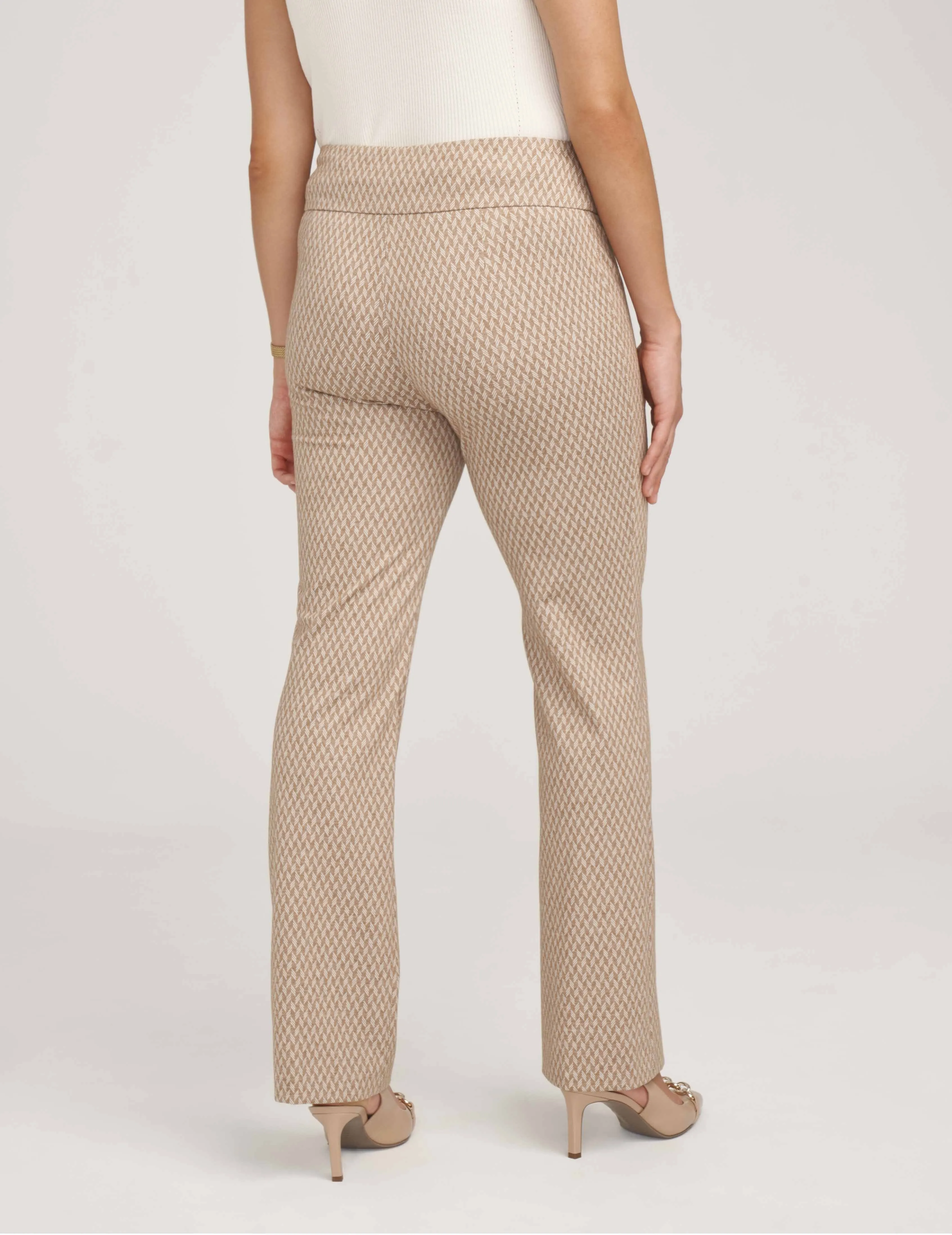 High Rise Pull On Boot Leg Pants- Sale