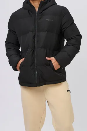 INS PUFFER JACKET BLK-M-W25