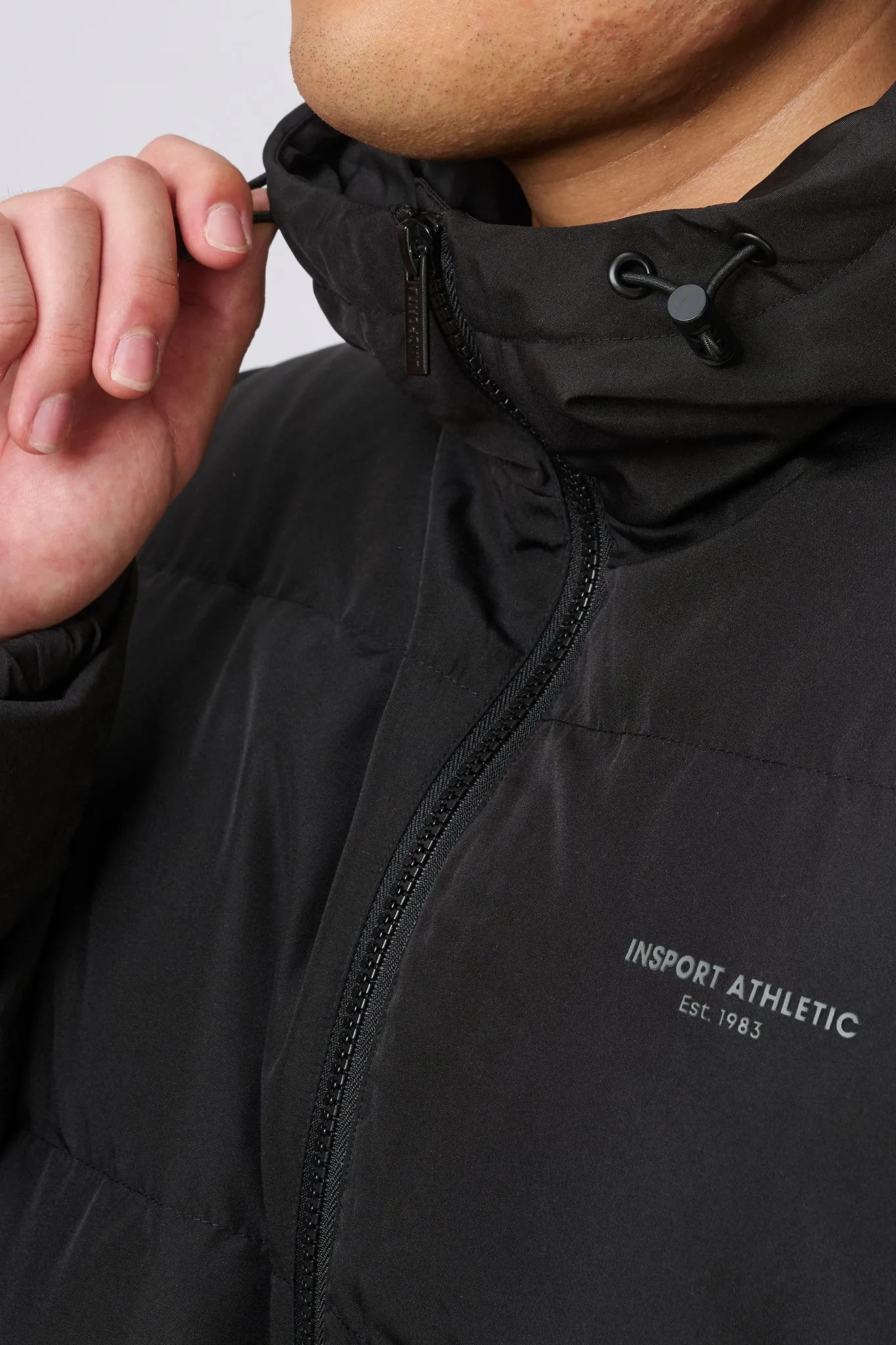 INS PUFFER JACKET BLK-M-W25