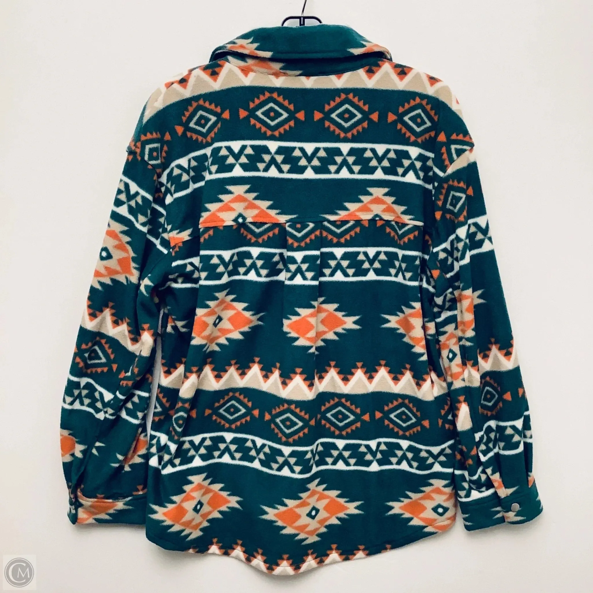 Jacket Fleece By Love Tree In Green, Size: S