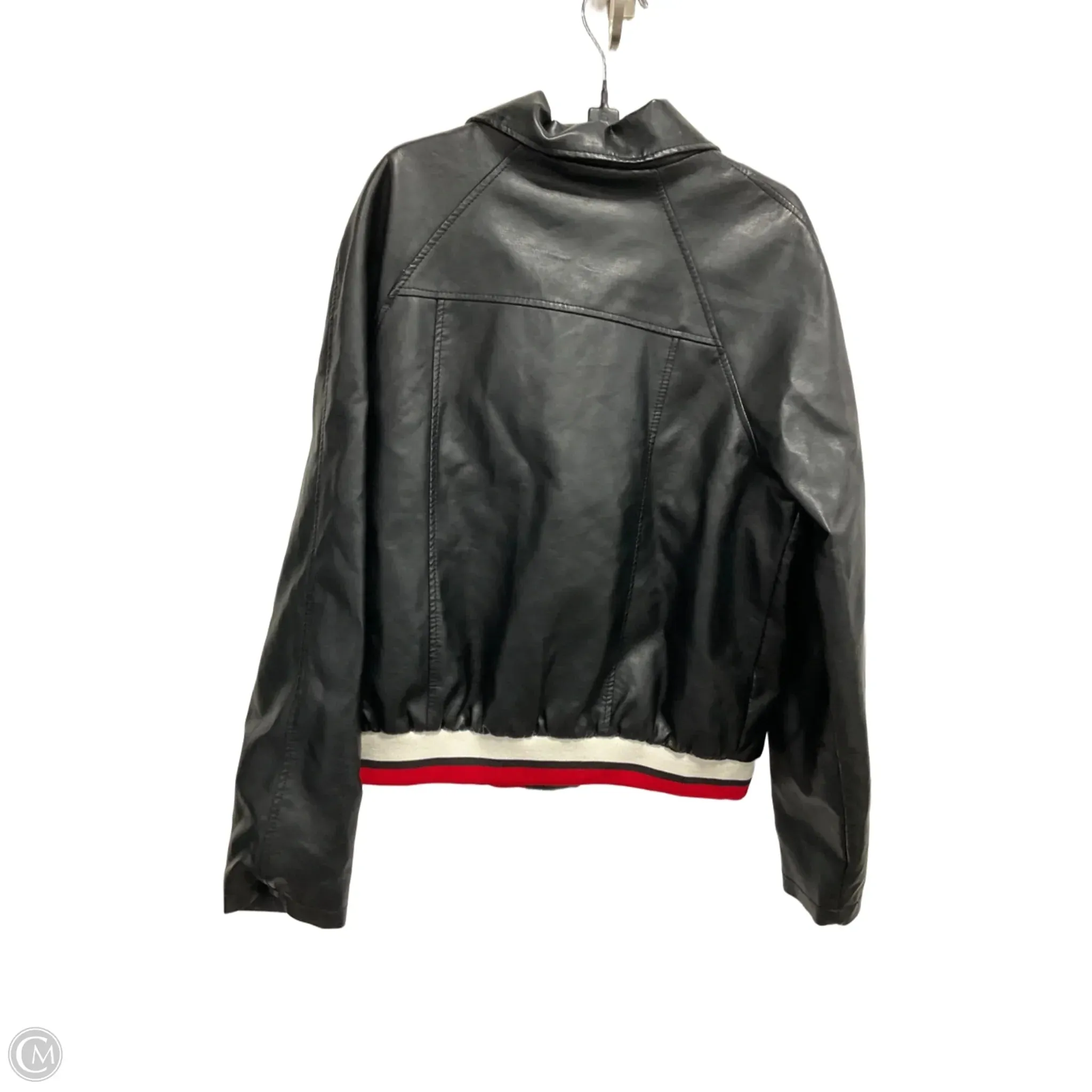Jacket Moto By New Look In Black, Size: Xl