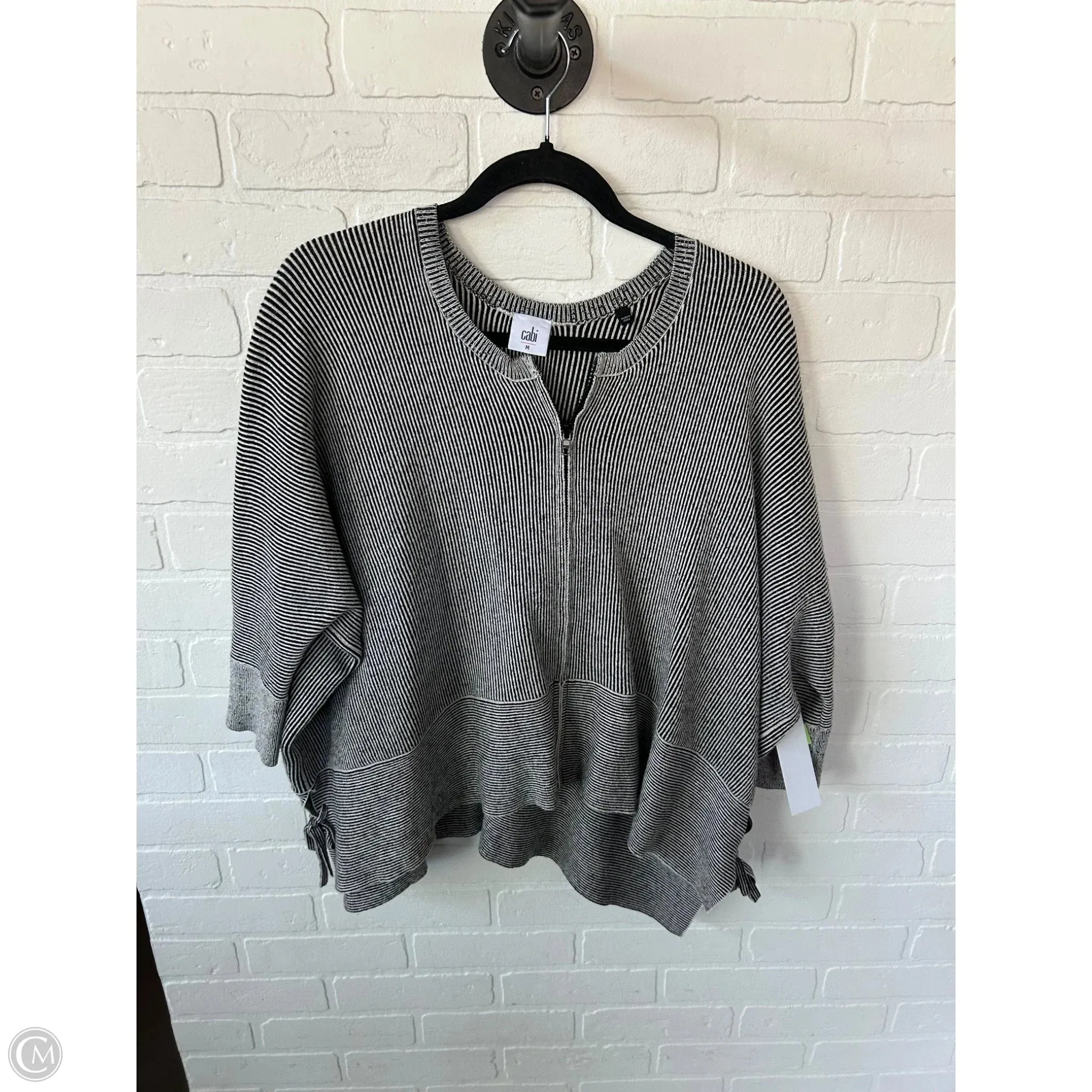 Jacket Other By Cabi In Black & White, Size: M