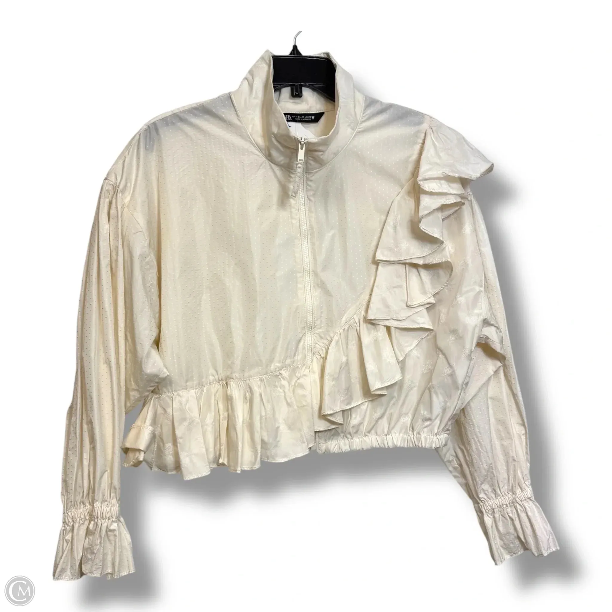 Jacket Other By Zara In Ivory, Size: M