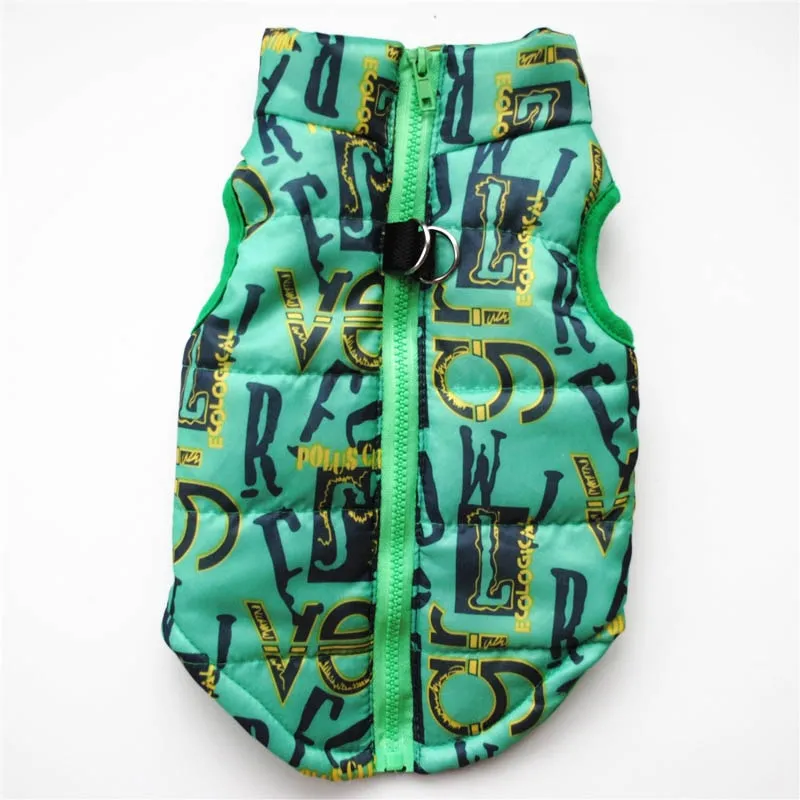 Jacket Padded Clothes Puppy Outfit Vest