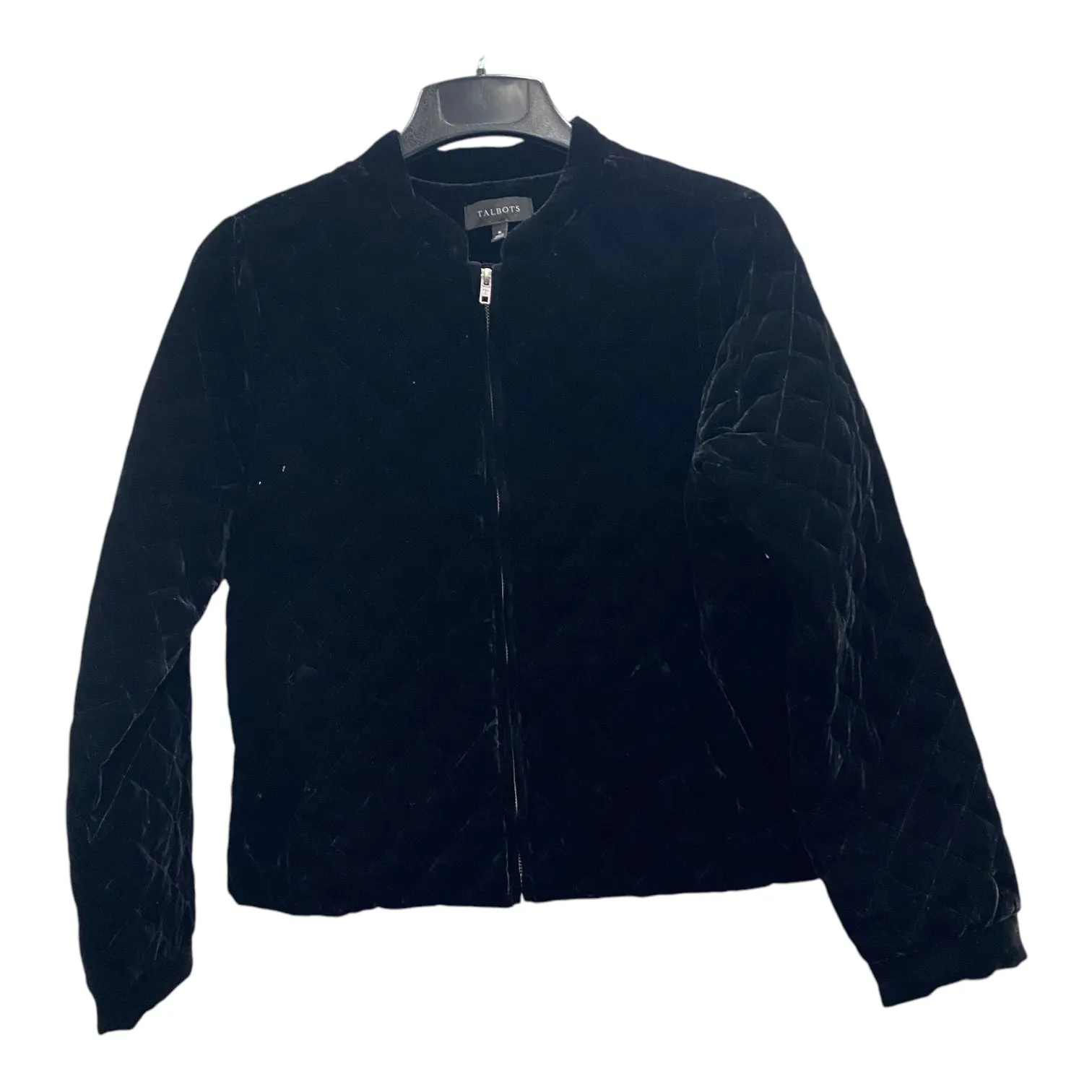 Jacket Puffer & Quilted By Talbots In Black, Size:M