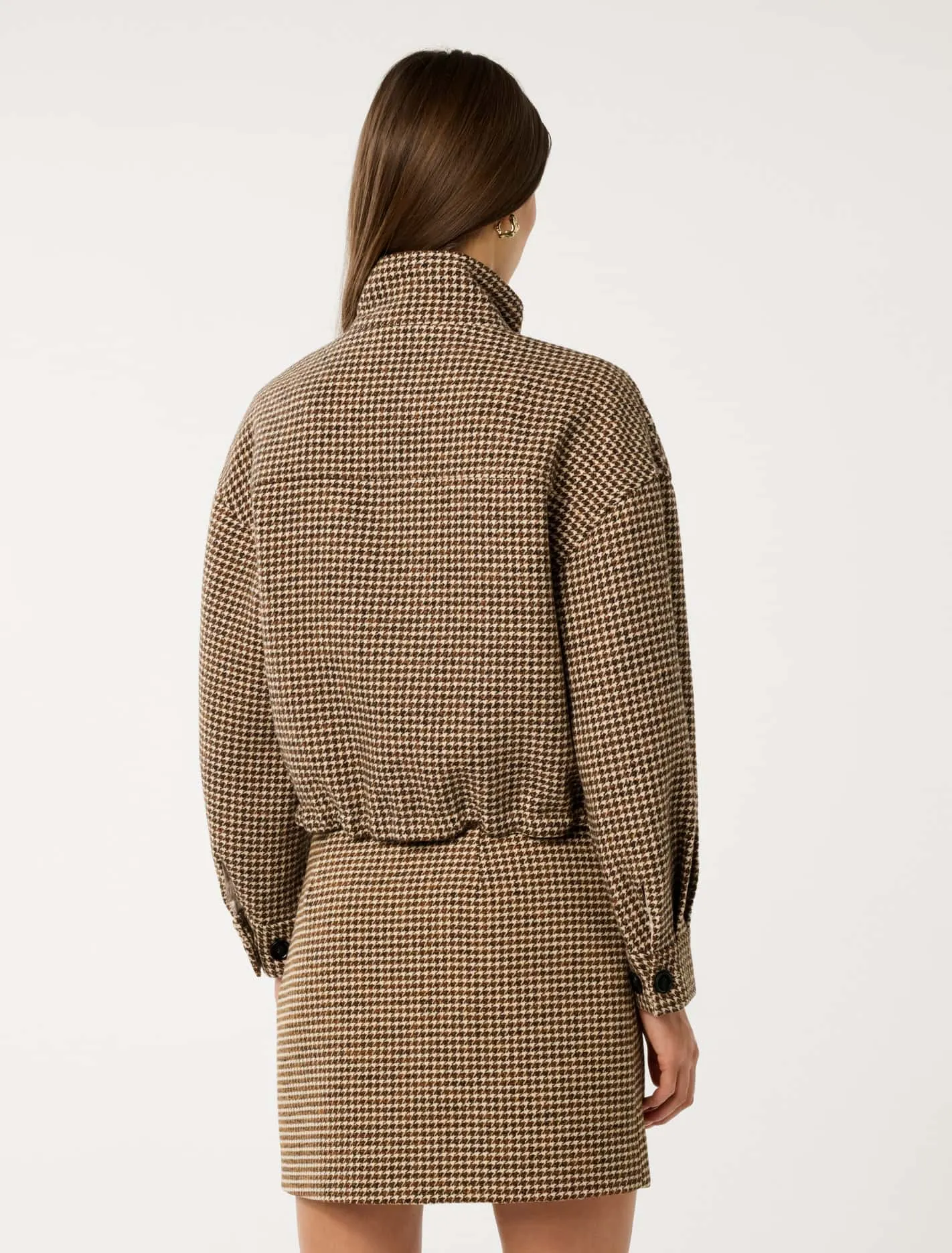 Kaia Check Crop Jacket