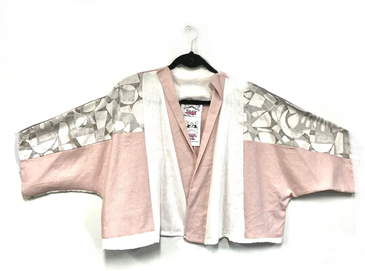 Linen Crop Jacket