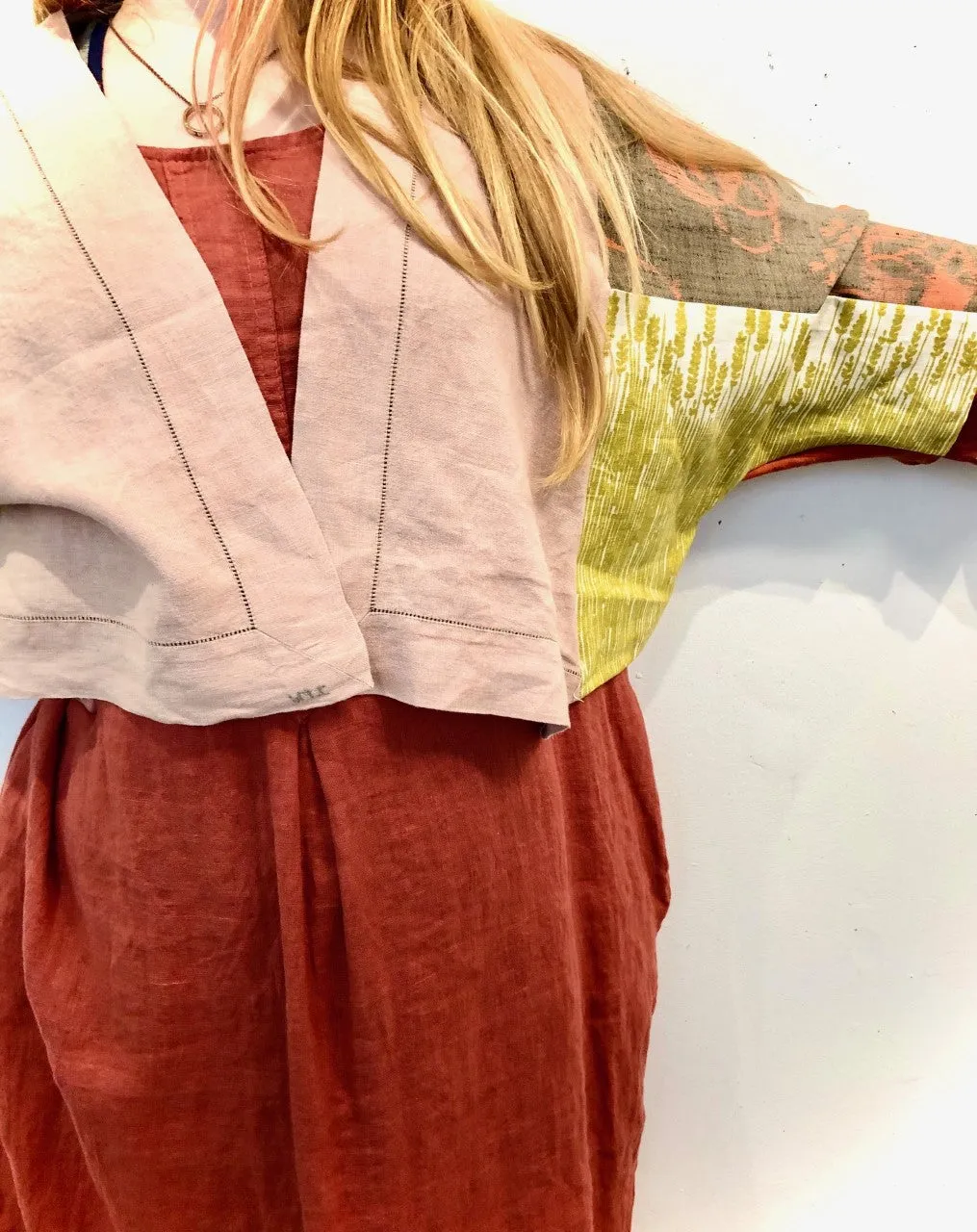 Linen Crop Jacket
