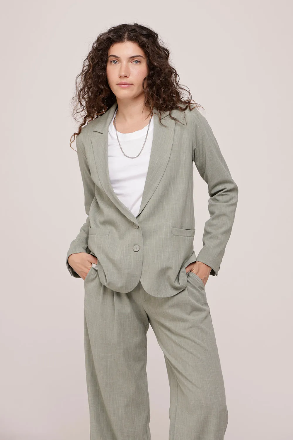 London Light Green Jacket