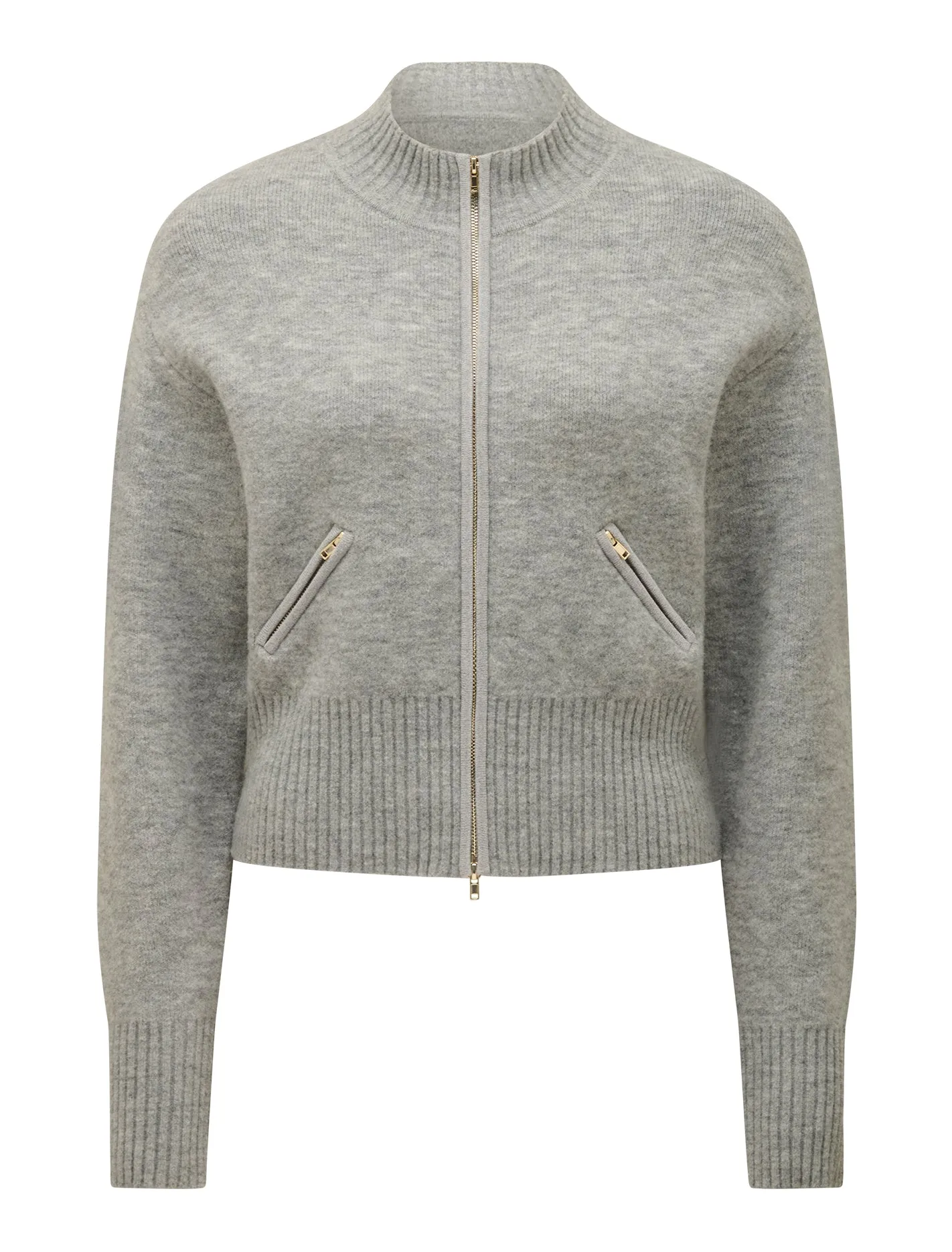 Mariella Knitted Bomber Jacket