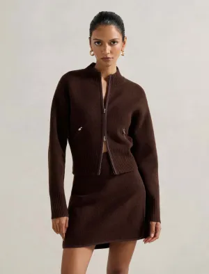 Mariella Petite Knitted Bomber Jacket