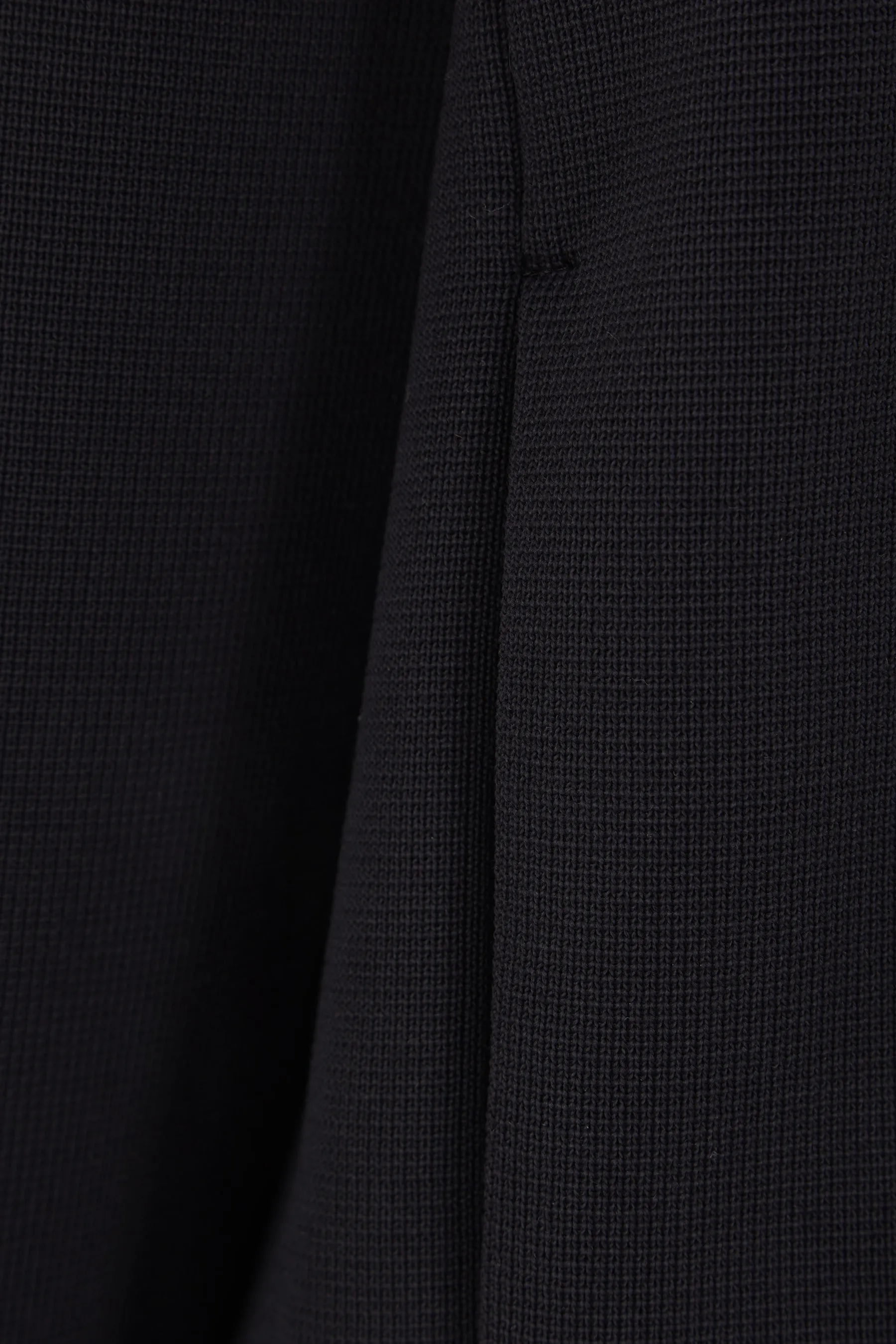 Milan rib collarless jacket