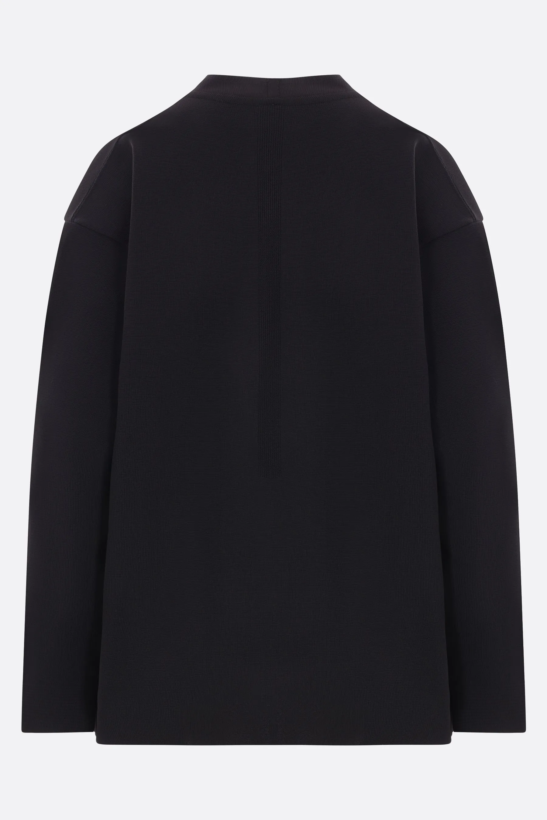 Milan rib collarless jacket