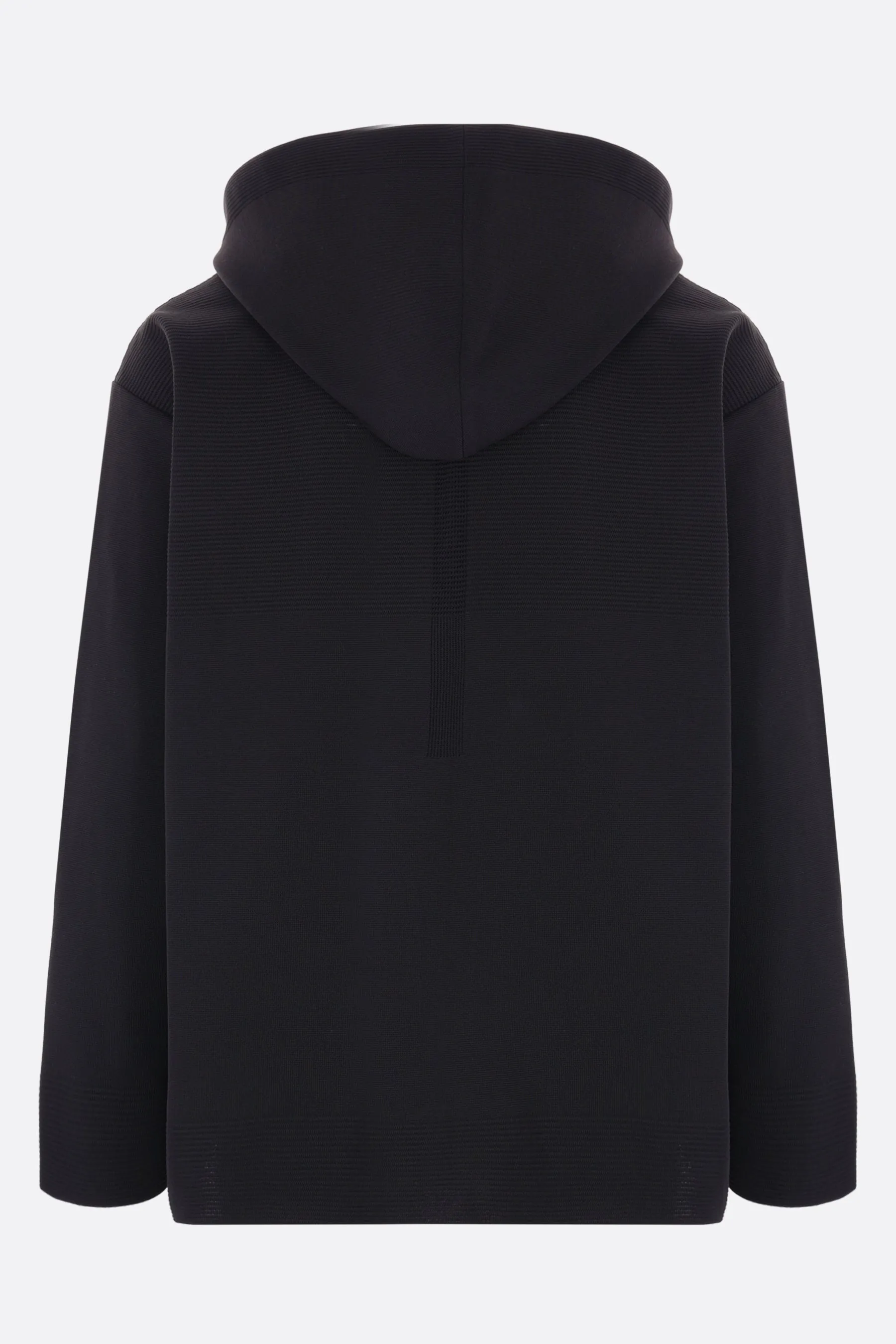 Milan rib knit full-zip jacket