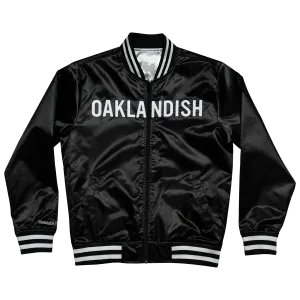 Mitchell & Ness x Oaklandish Reversible Satin Jacket