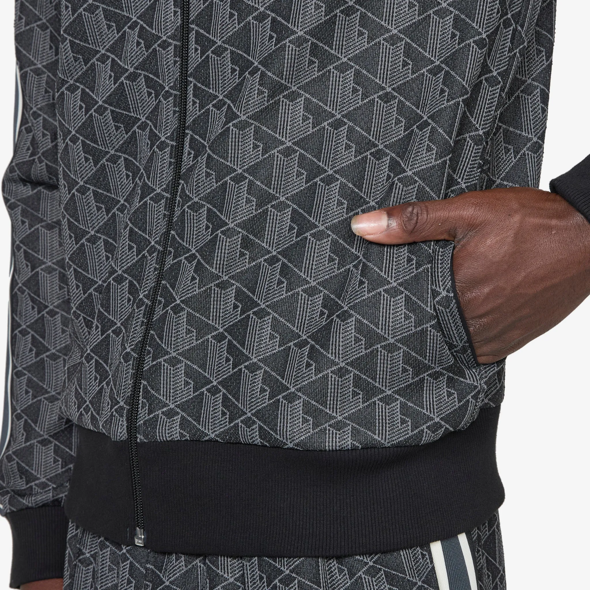 Monogram Track Jacket Black | Graphite
