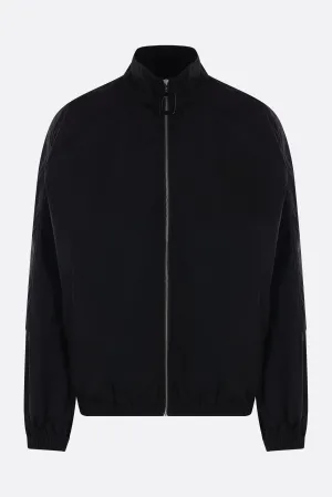nylon bomber jacket with JWA anchor logo embroidery