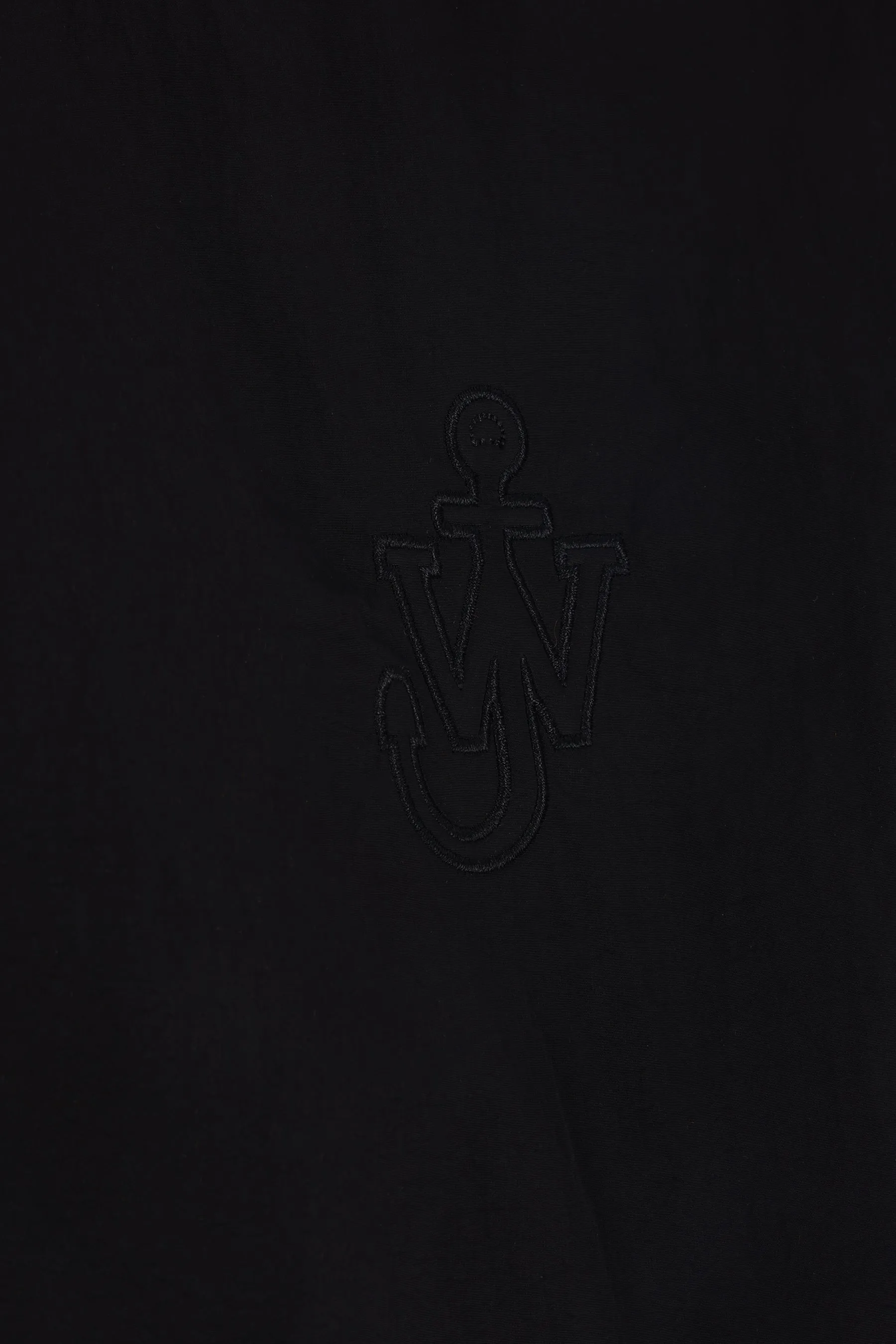 nylon bomber jacket with JWA anchor logo embroidery