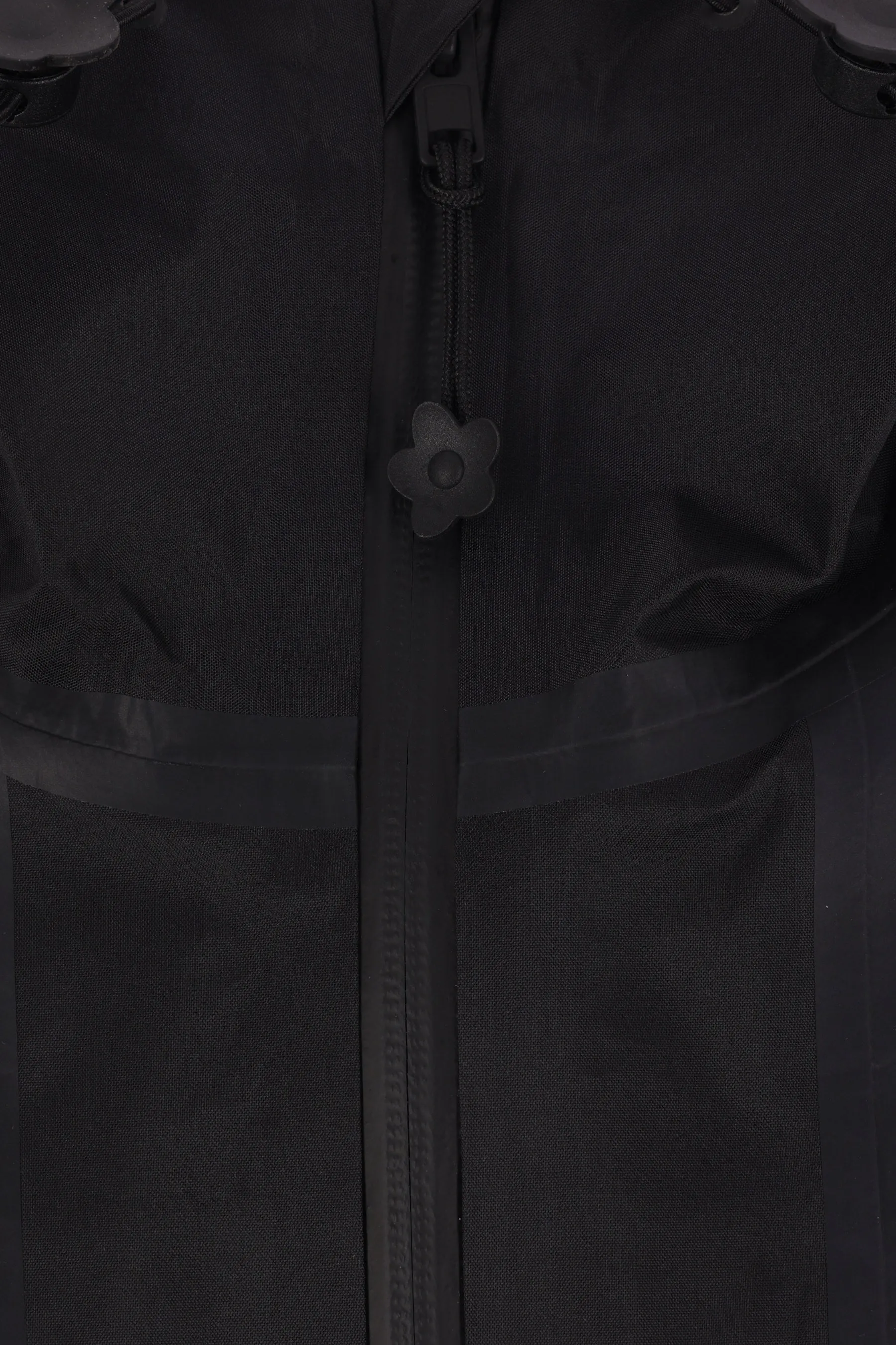 nylon mountain jacket with floral print