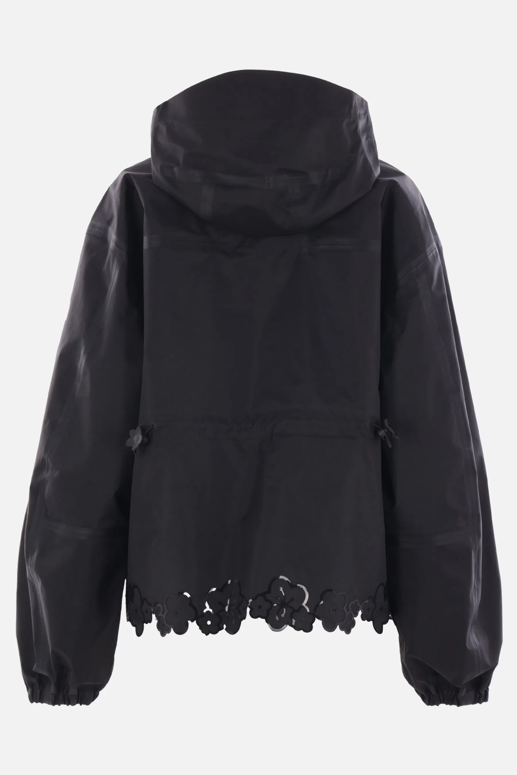 nylon mountain jacket with floral print