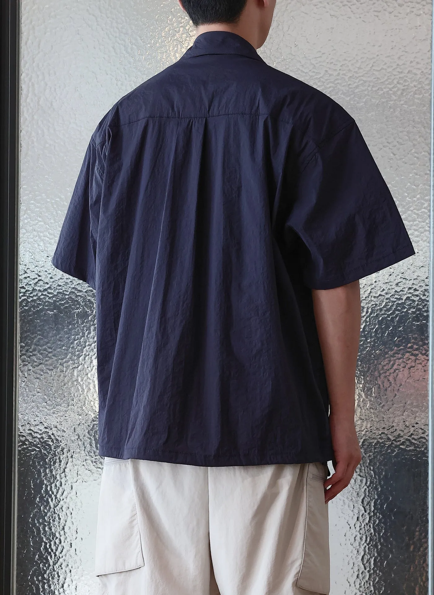 Nylon Polyester Business Pack Open Collar Shirt Jacket
