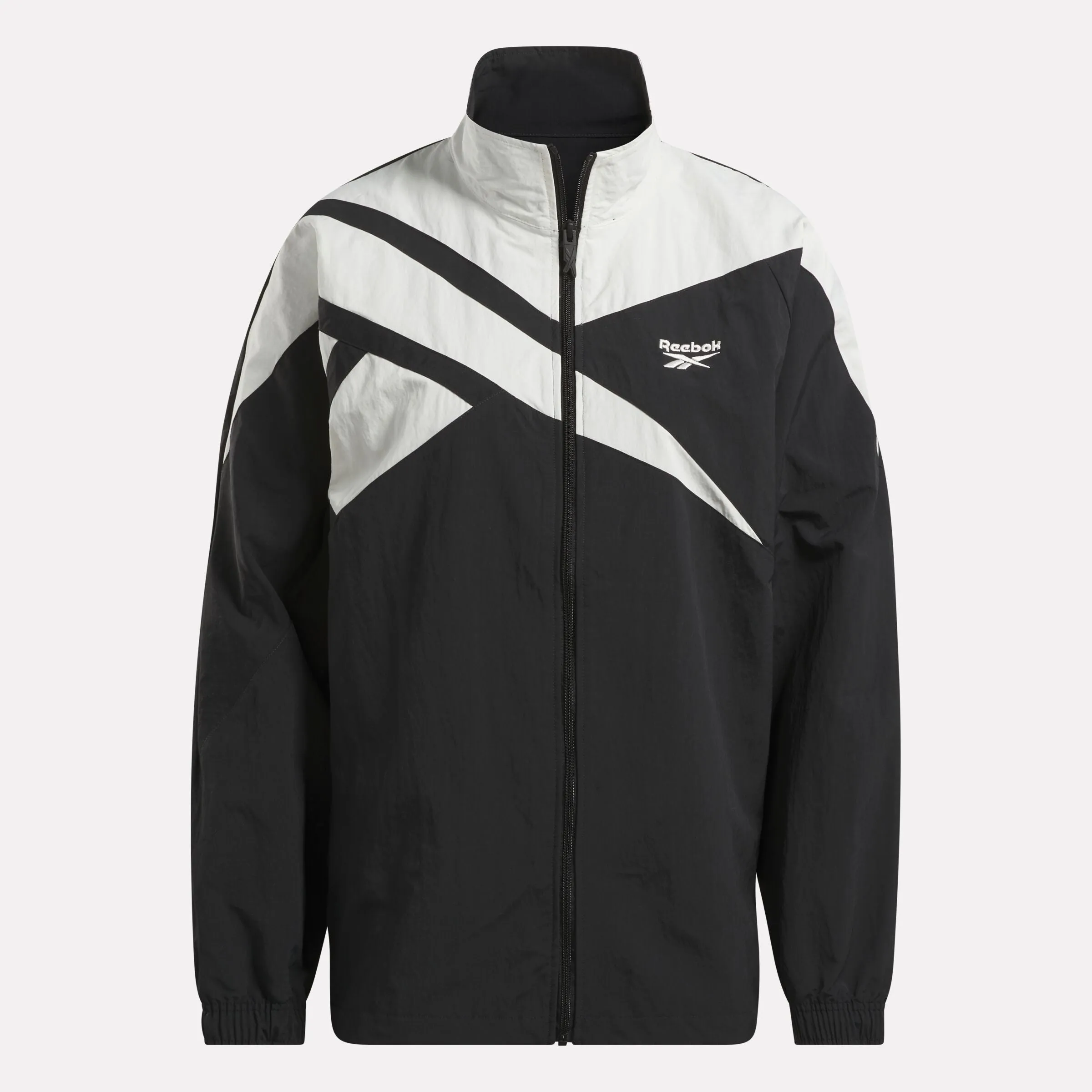 Open Hem Vector Track Jacket Night Black