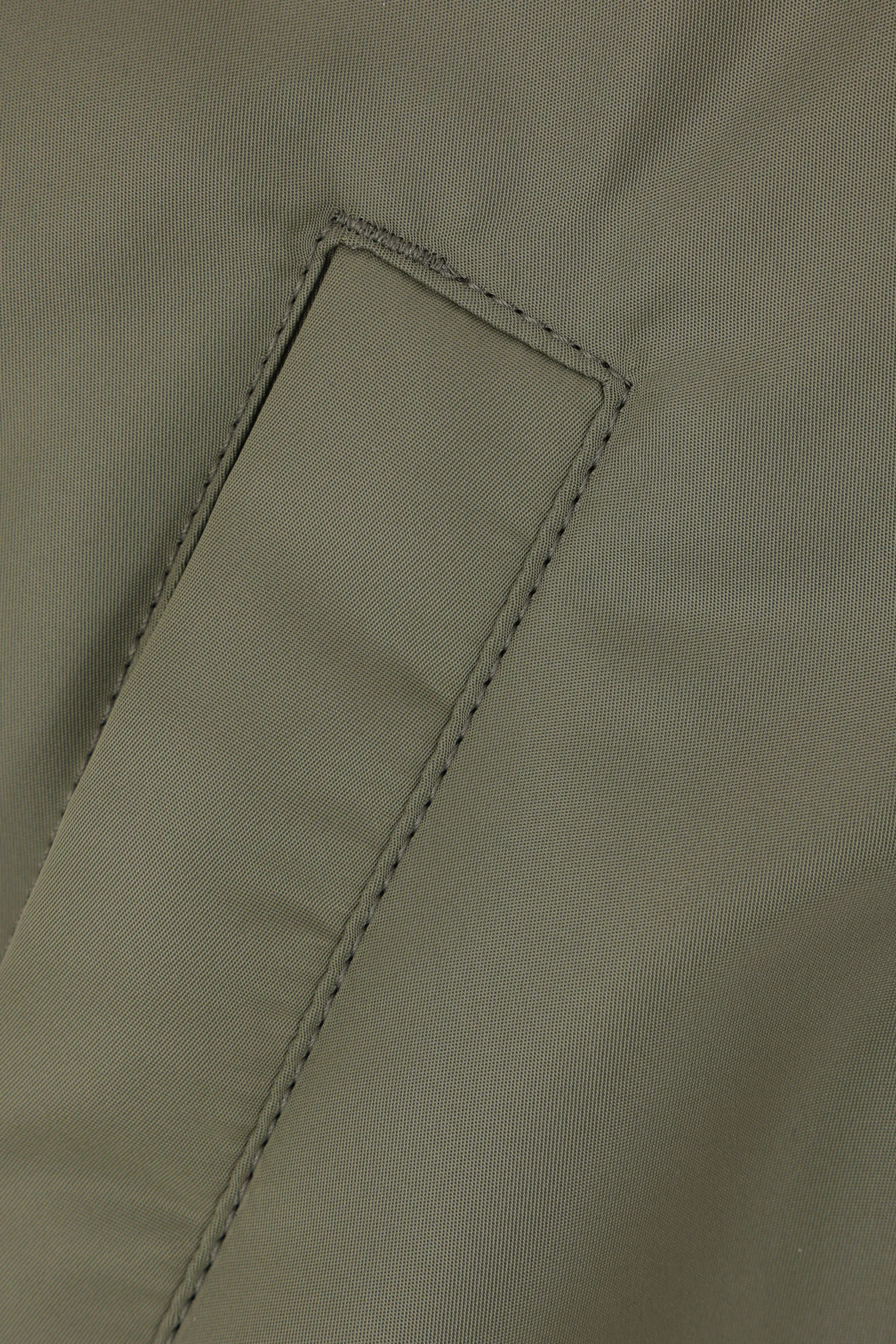 Oversized bomber jacket in nylon twill