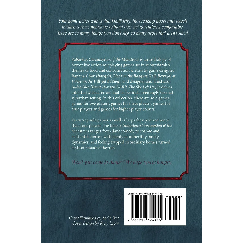 Pelgrane Press: Suburban Consumption of the Monstrous - Hardcover RPG Horror Book