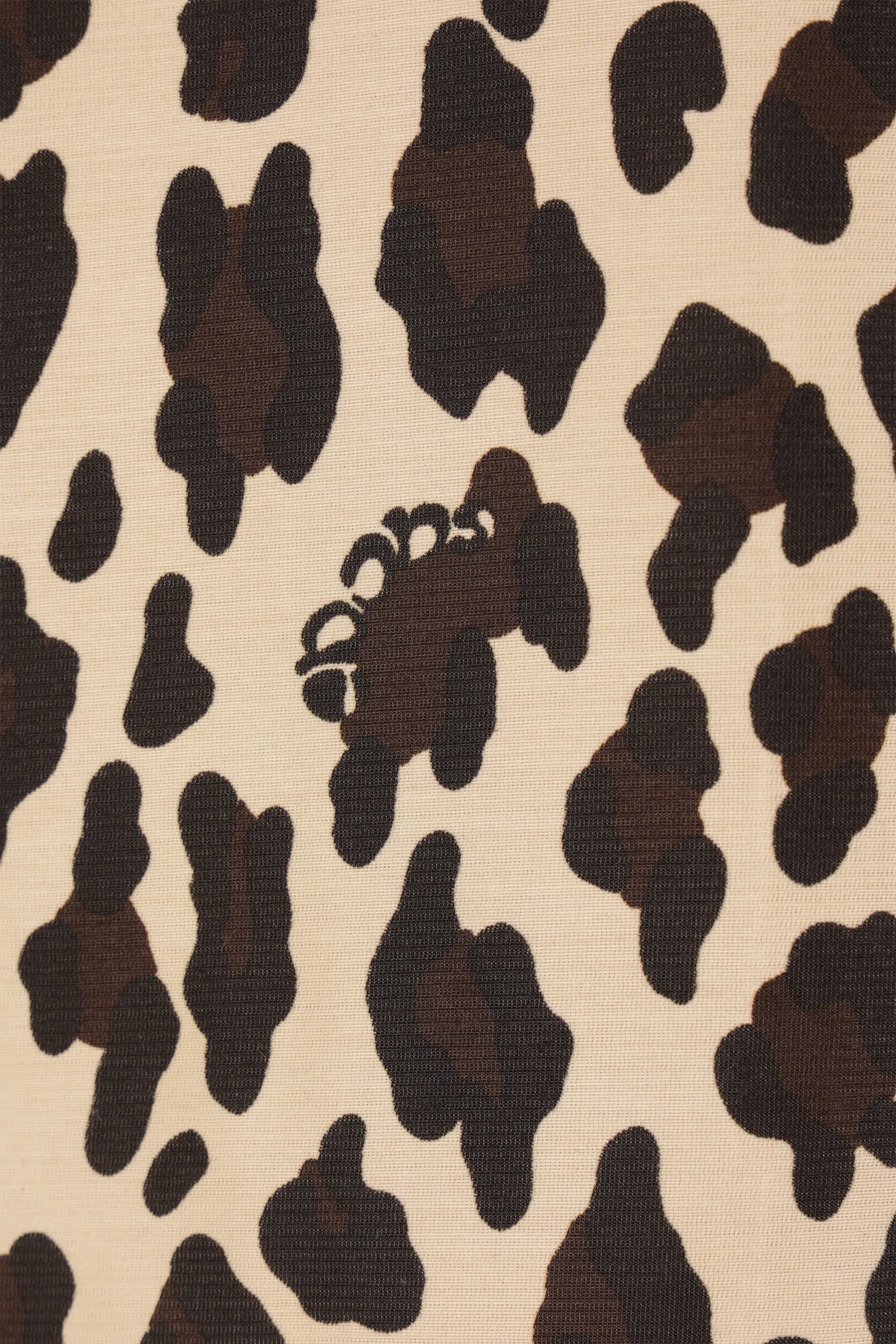 printed canvas and nylon jacket