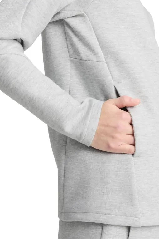 PUMA WOMEN'S EVOSTRIPE FULL ZIP GREY JACKET