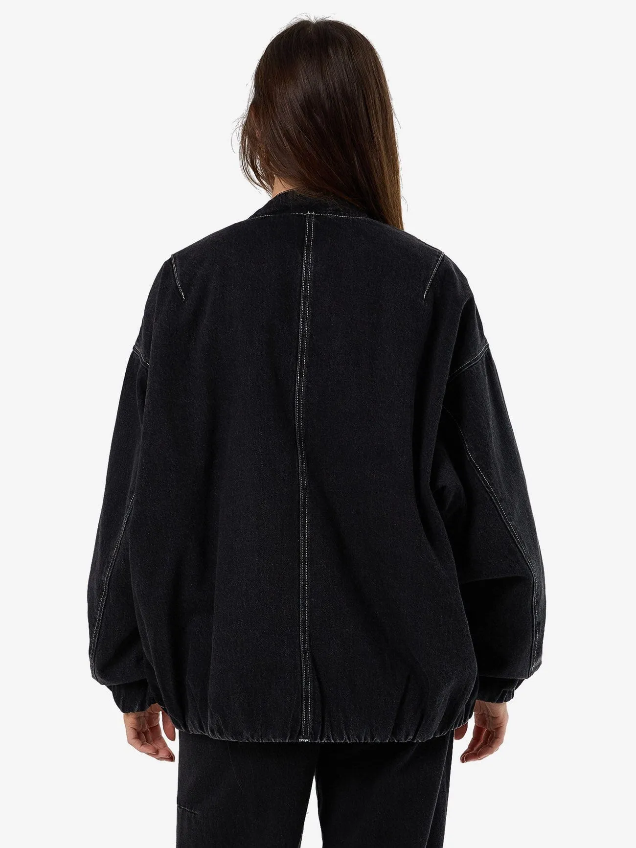 Rayne Oversized Bomber - Aged Black