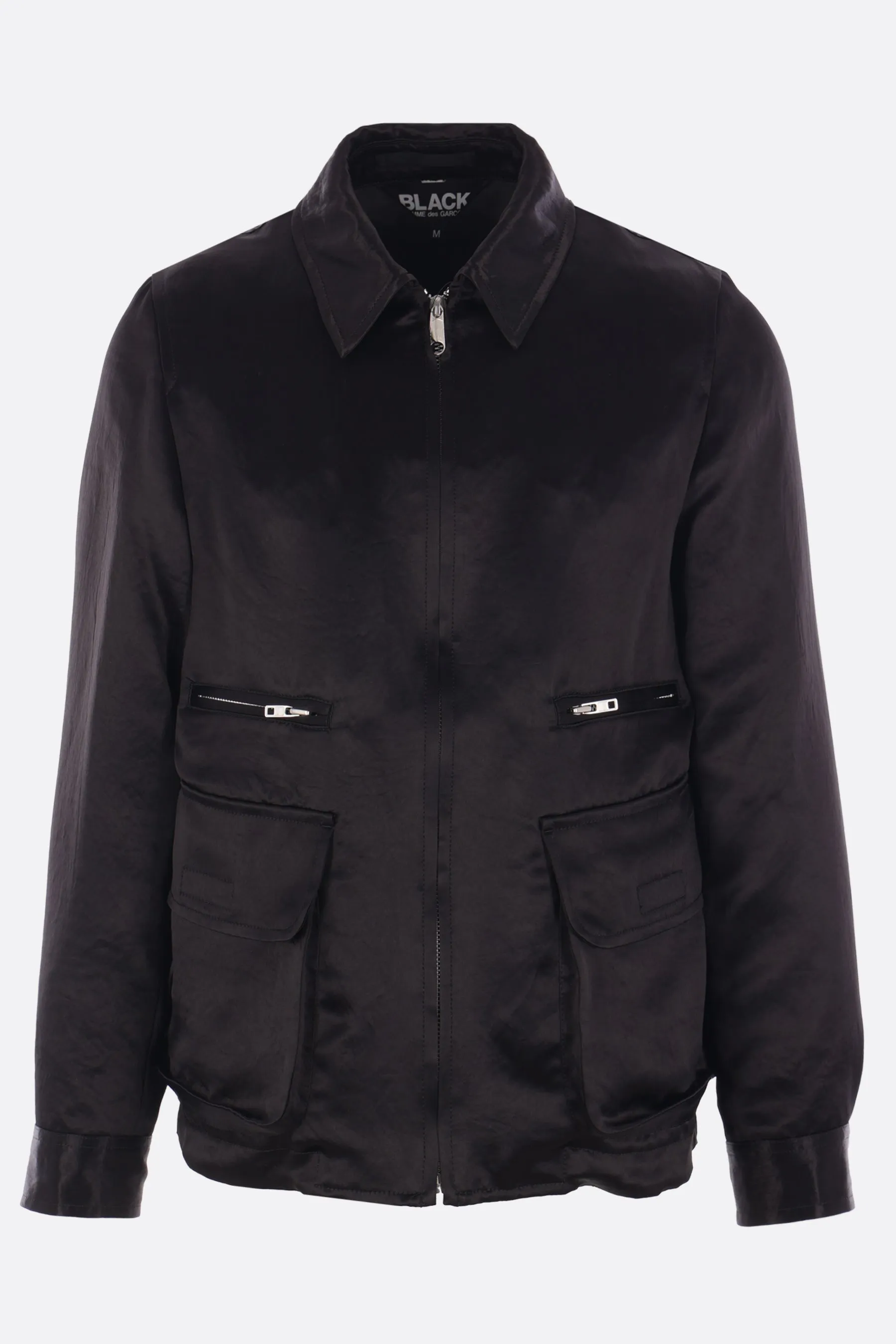 satin and twill jacket
