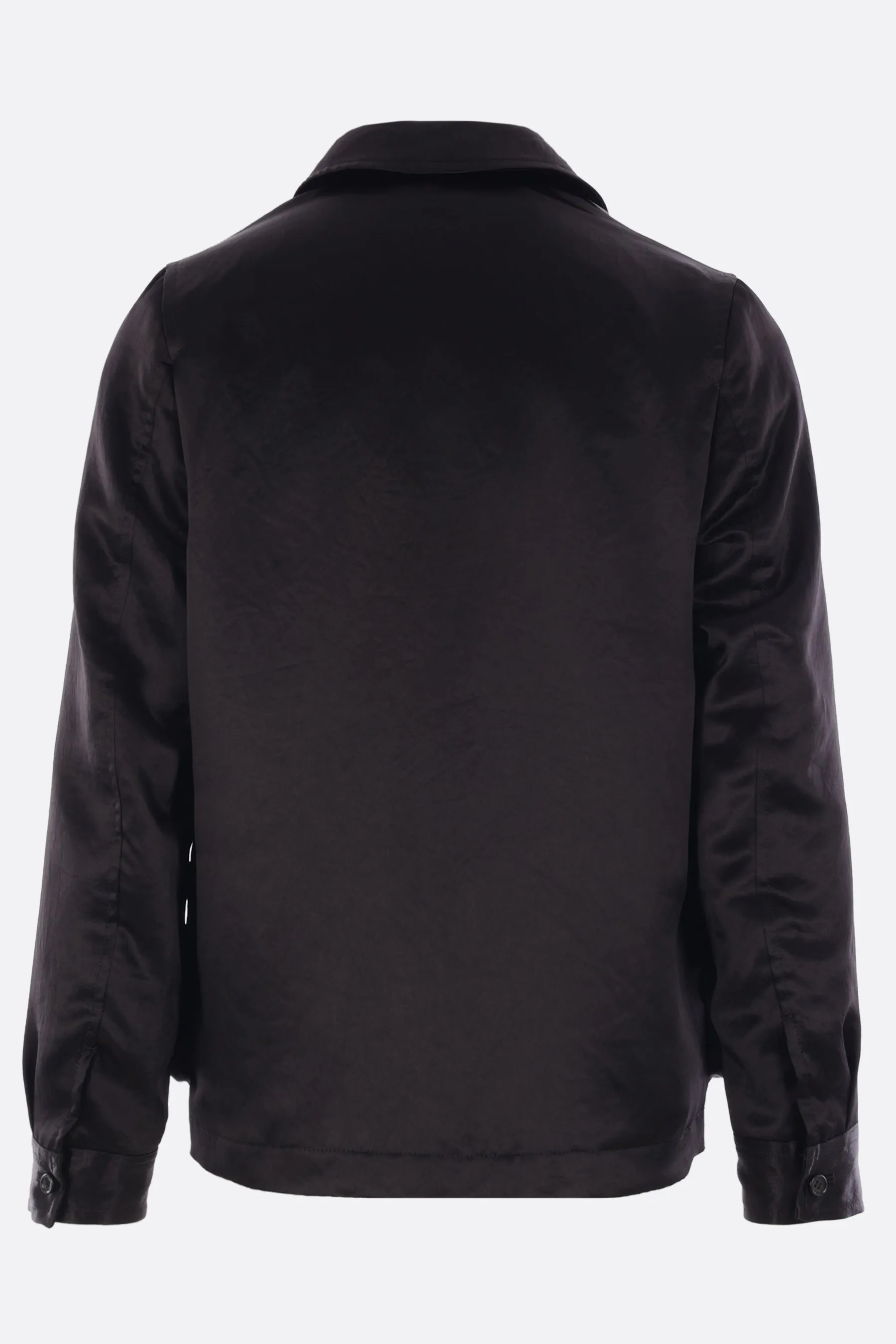 satin and twill jacket