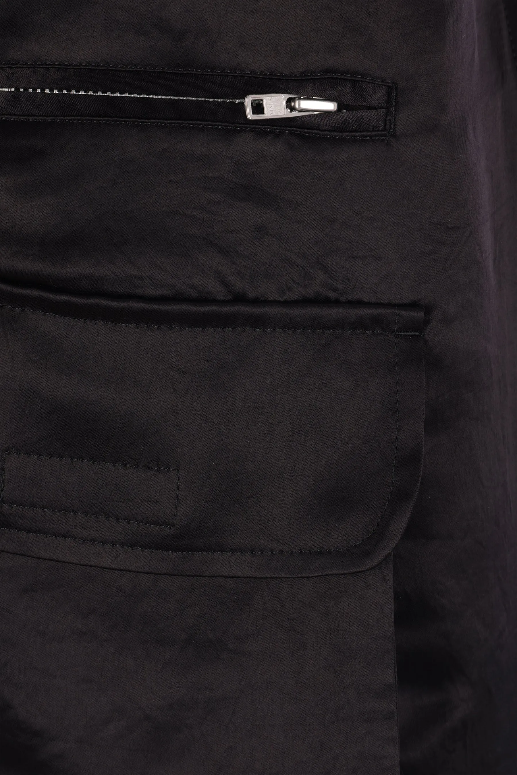 satin and twill jacket
