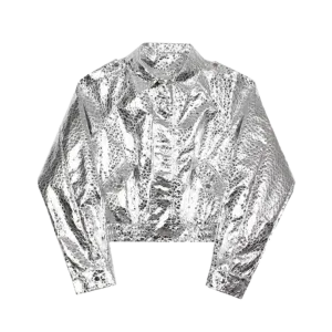 Silver Leather Jacket