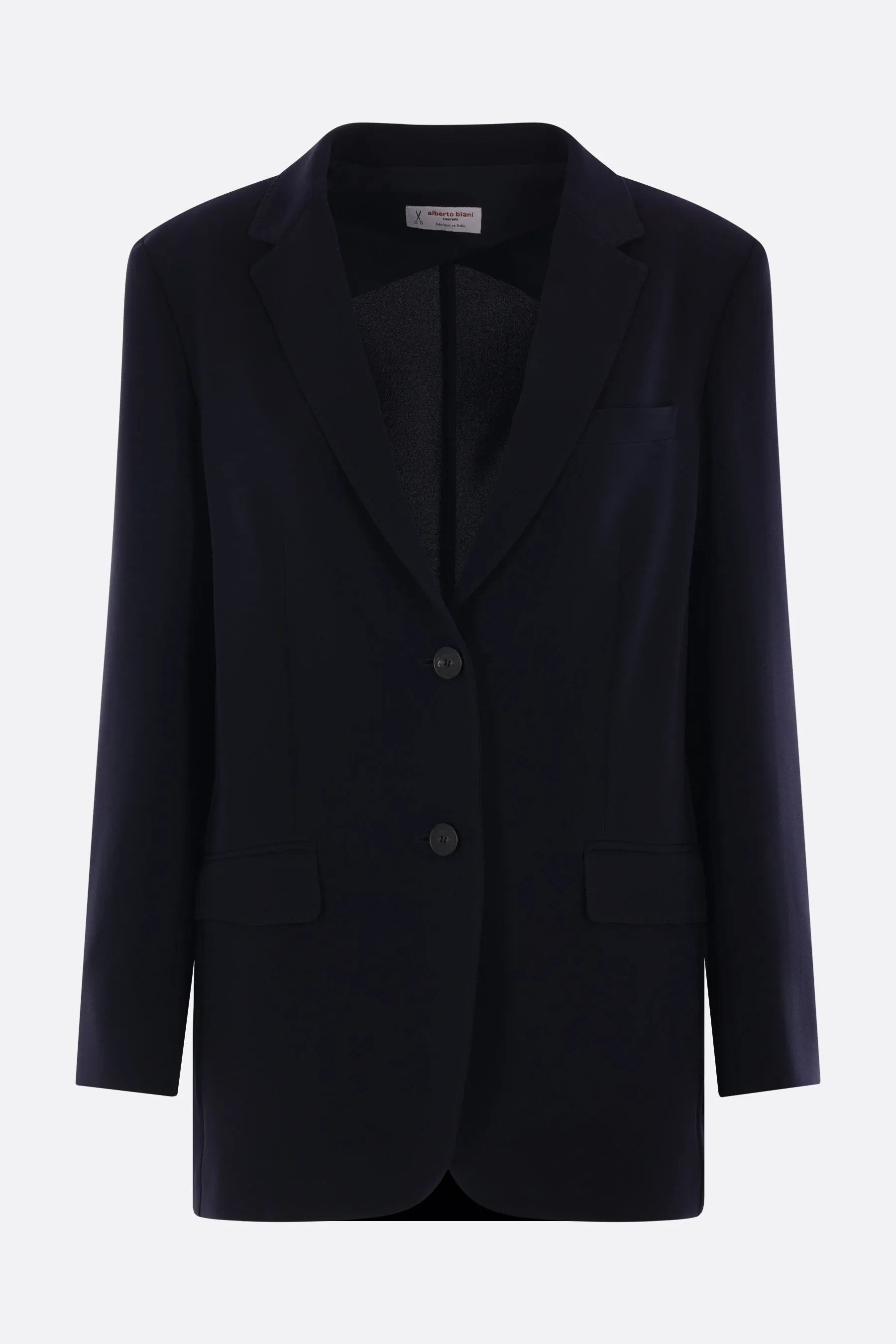 single-breasted jacket in cady