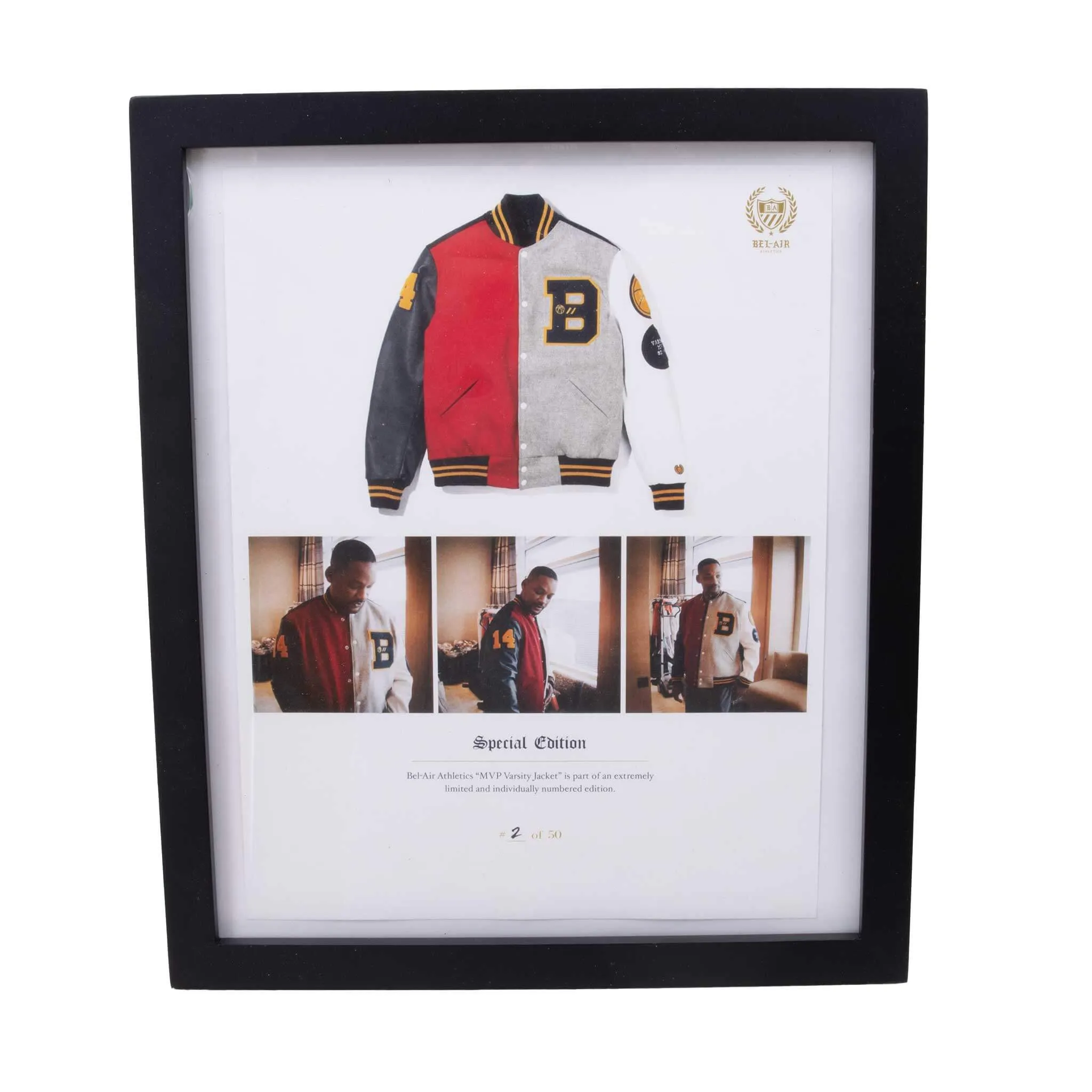 SPECIAL EDITION WILL SMITH BEL-AIR ATHLETICS MVP VARSITY JACKET LARGE DEADSTOCK