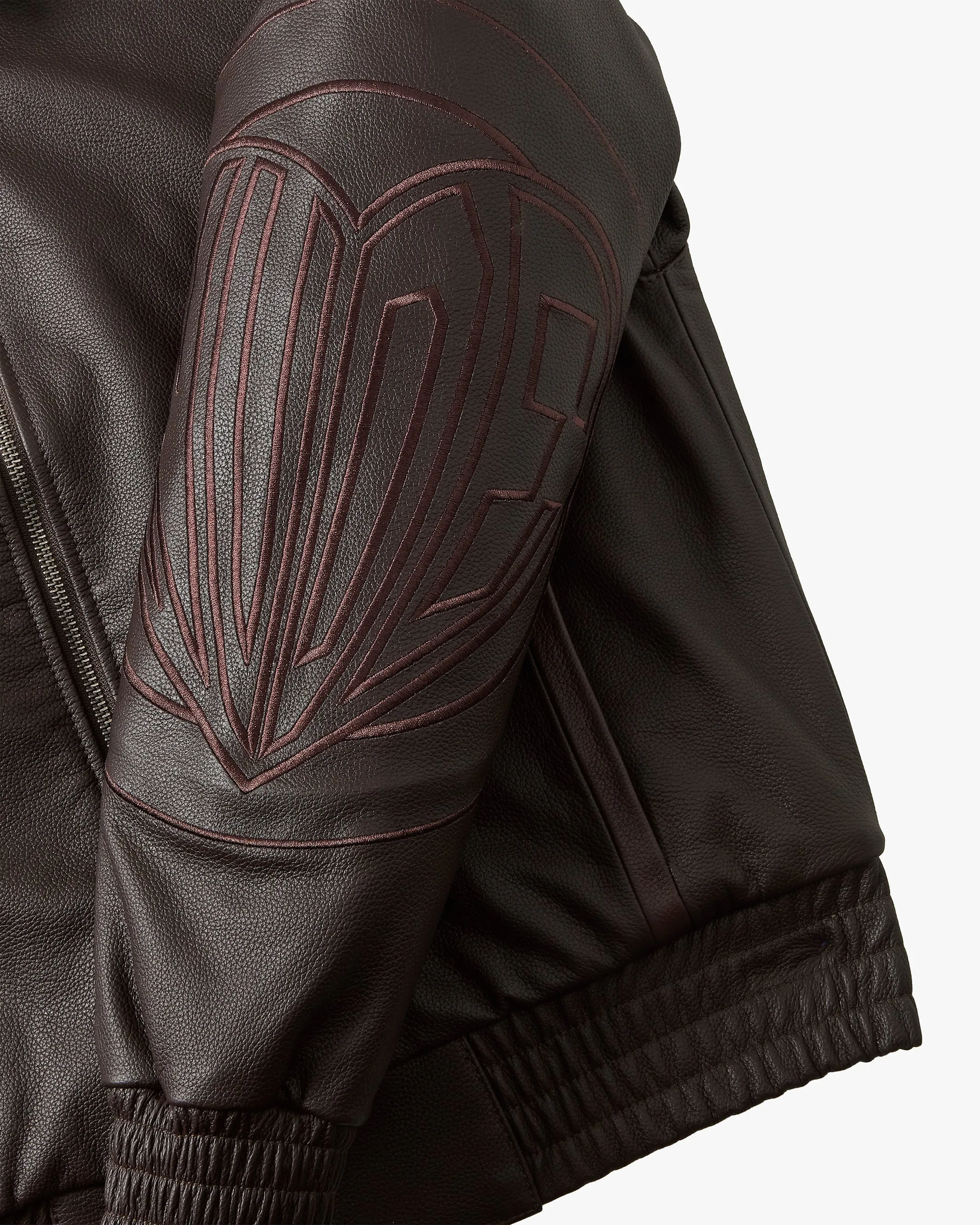 The Leather Jacket Brown