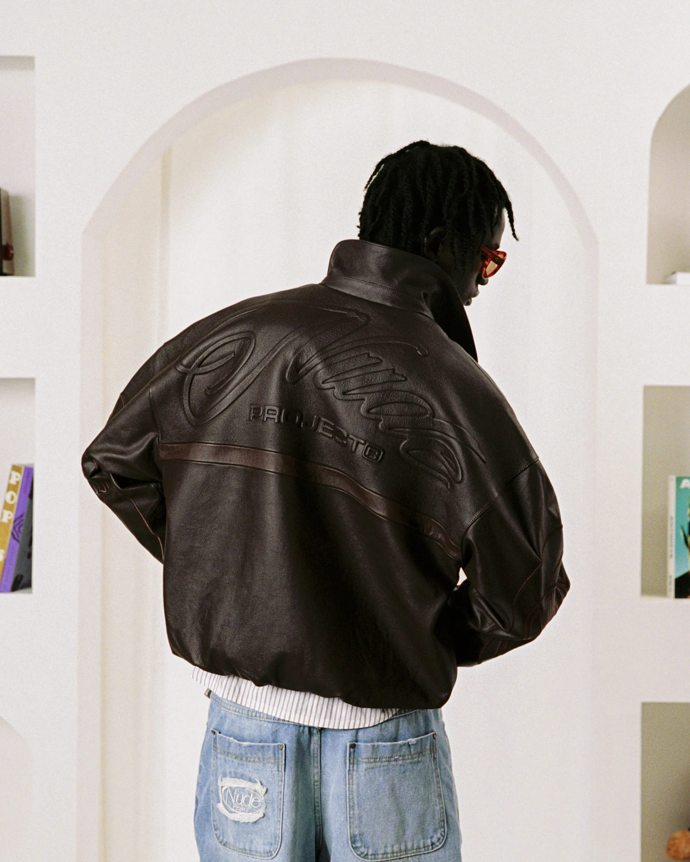 The Leather Jacket Brown