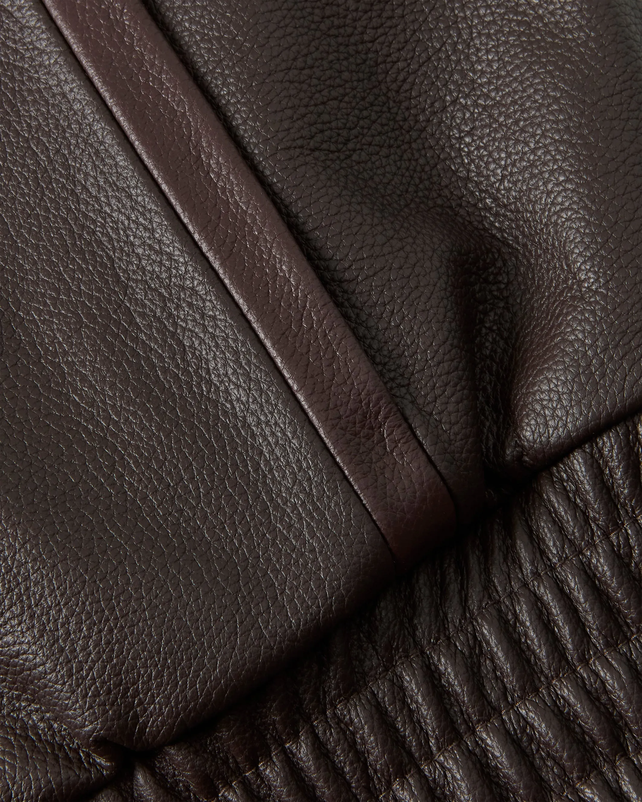 The Leather Jacket Brown