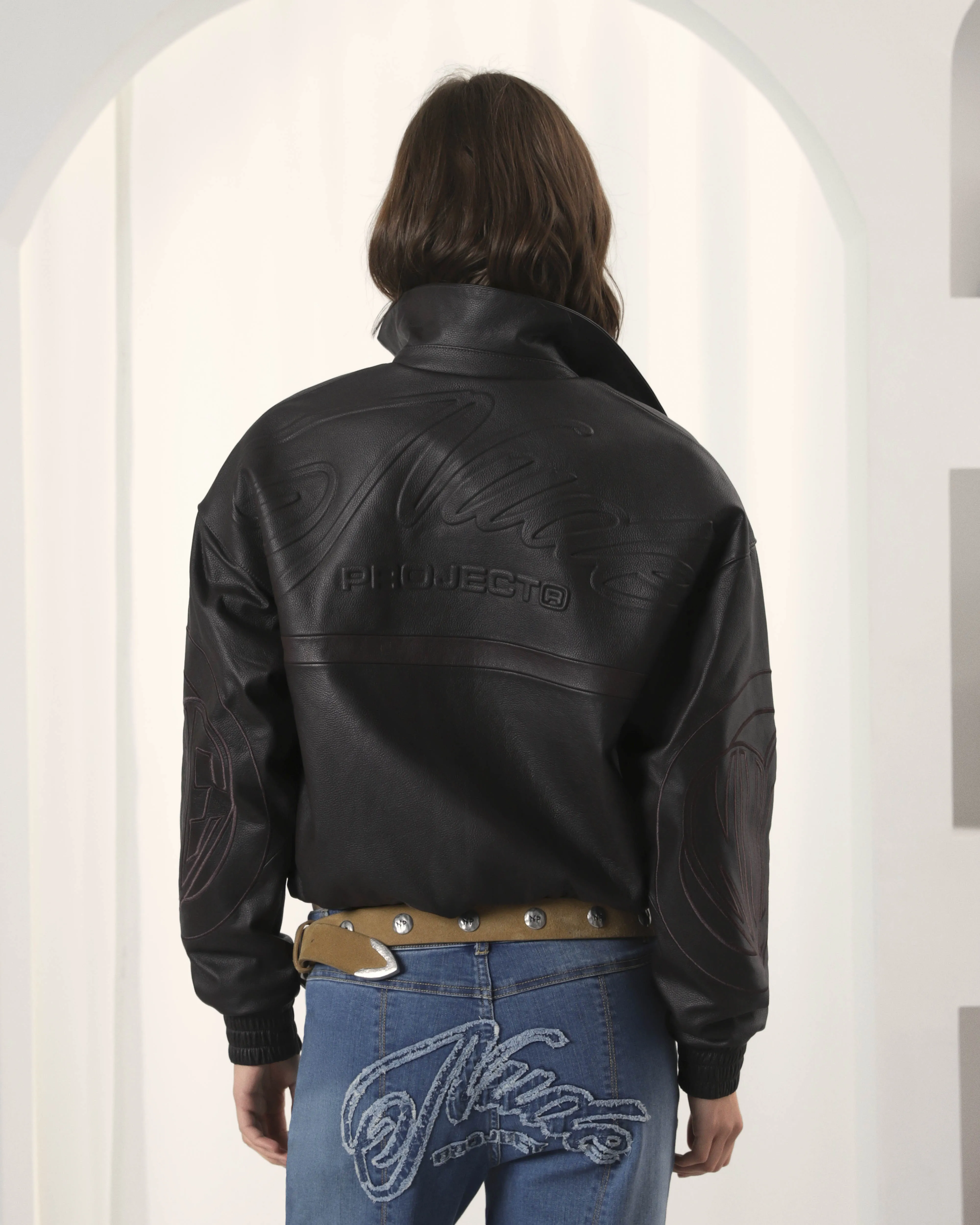 The Leather Jacket Brown