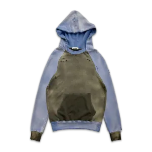 Throwback Hoodie Berry & Heather Grey