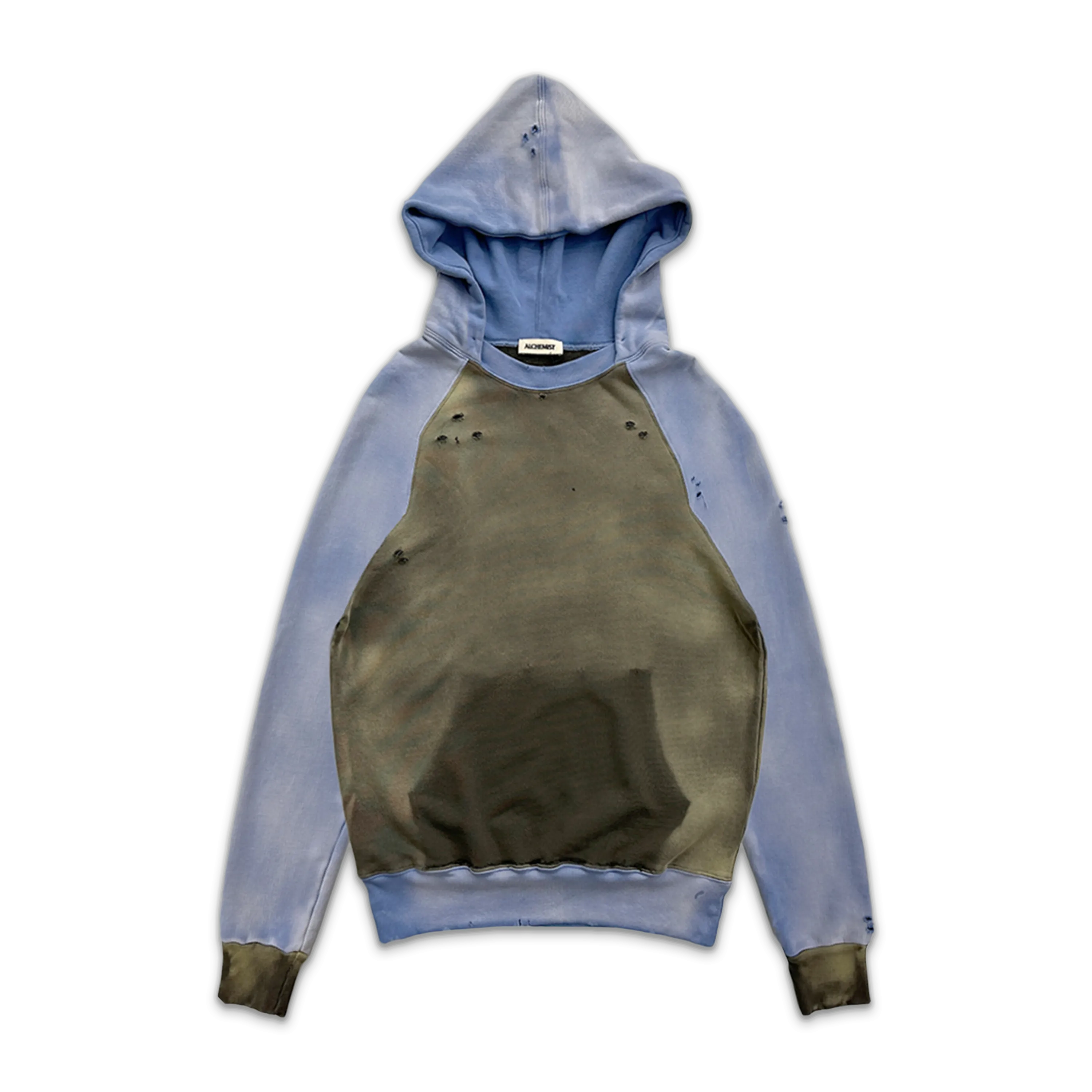 Throwback Hoodie Berry & Heather Grey