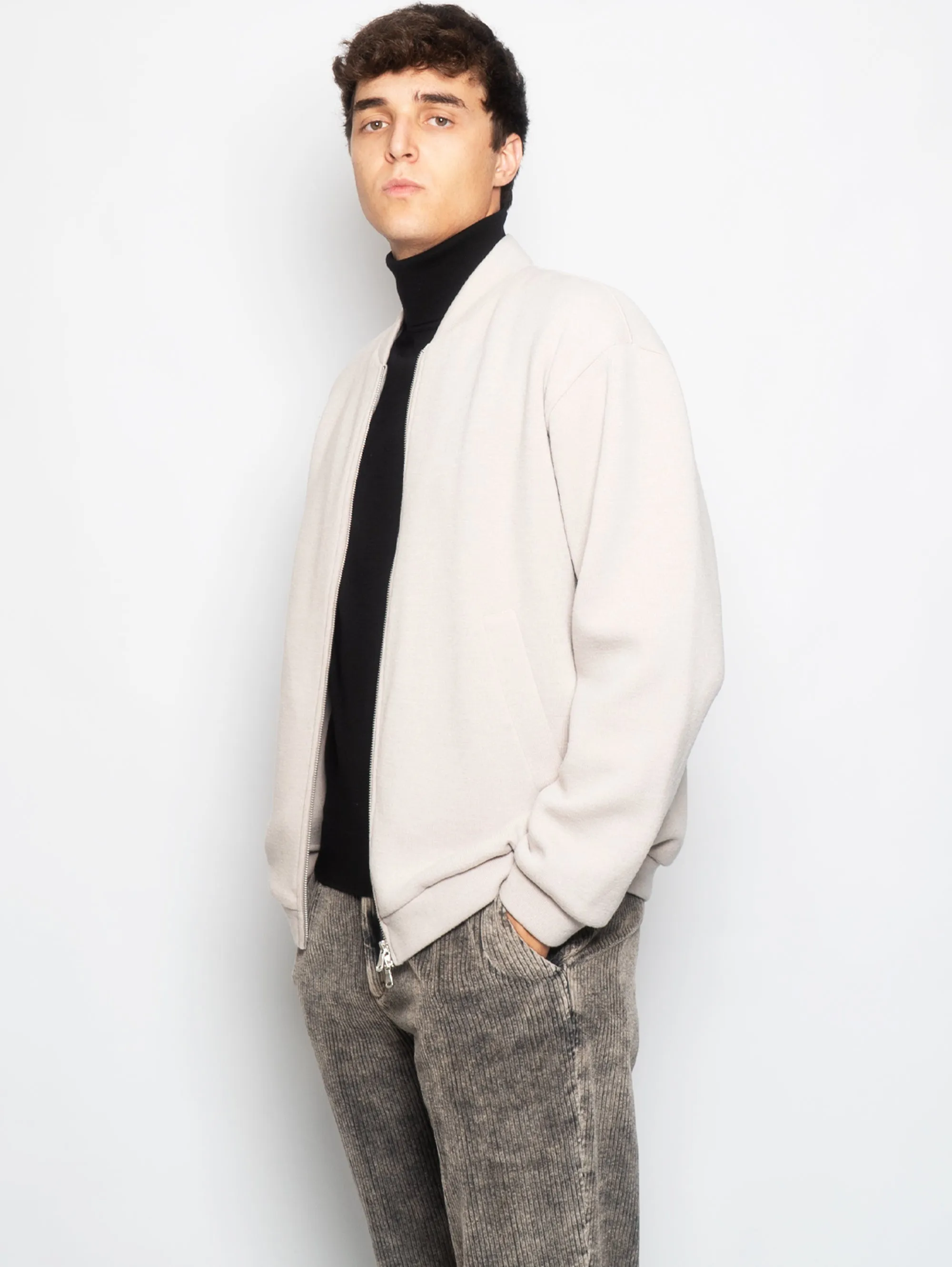 Tofolo Sasso knitted bomber jacket