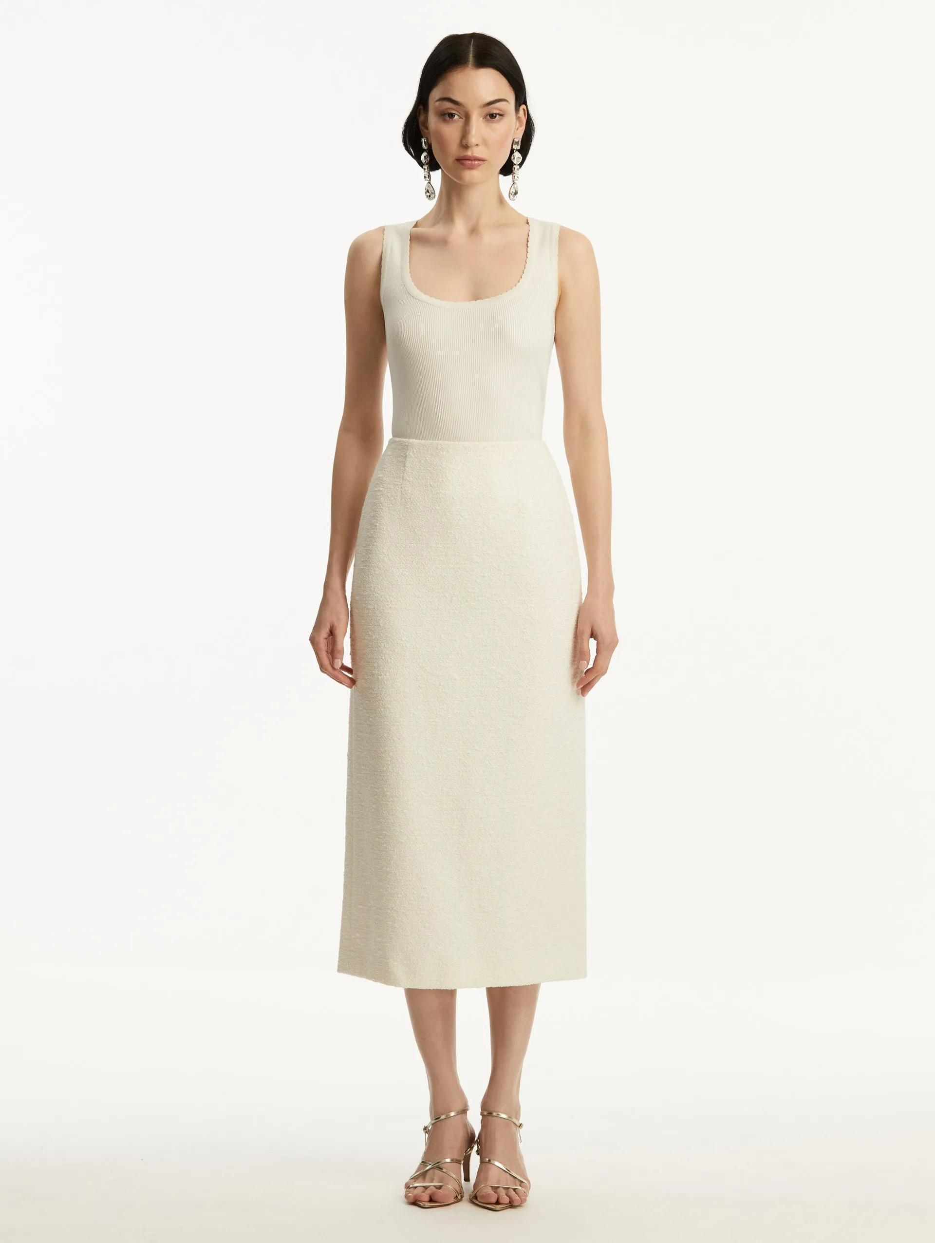 Tweed Pencil Skirt