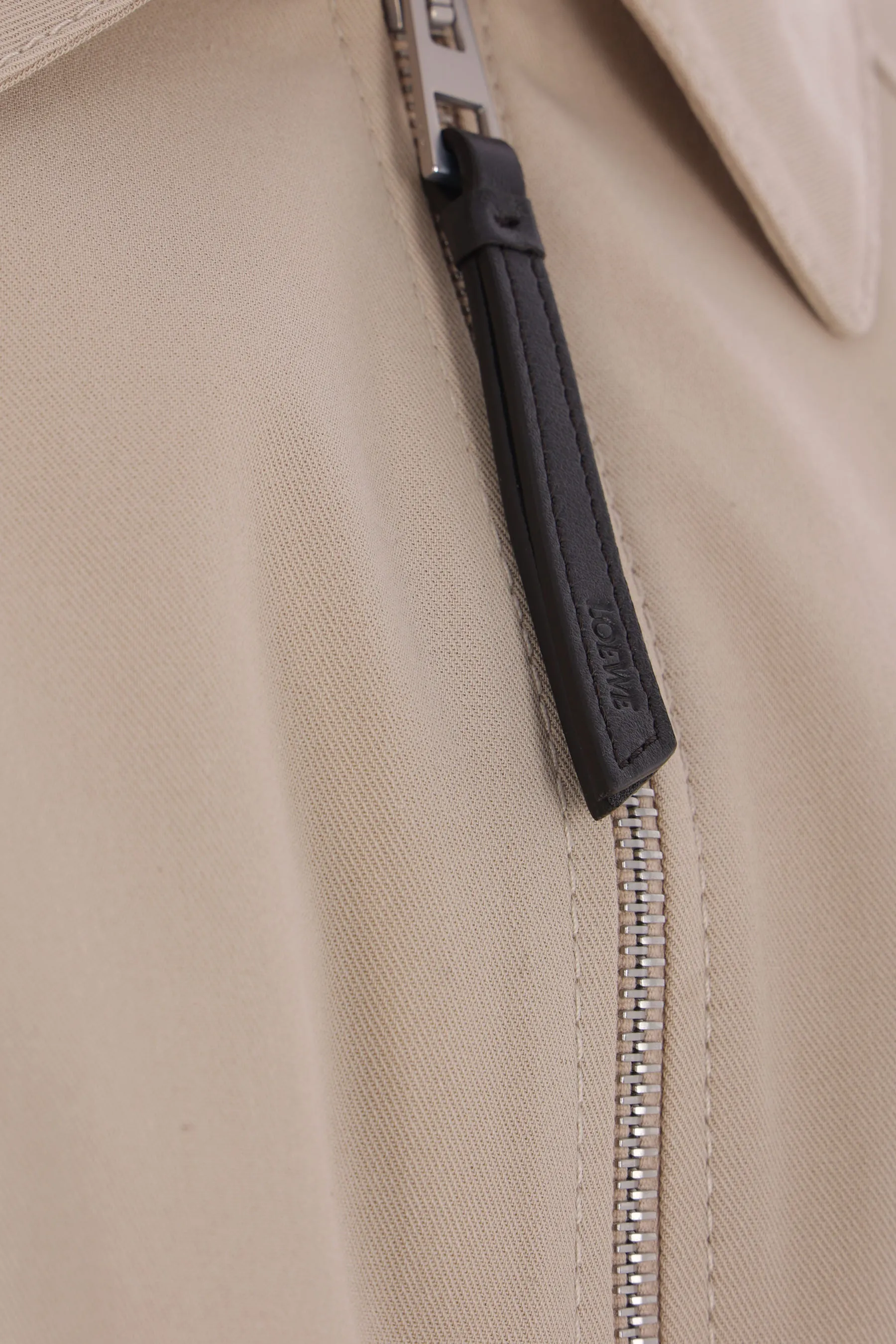 twill balloon bomber jacket
