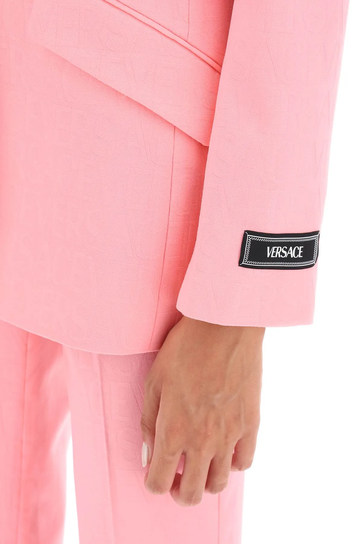 'Versace Women's Allover' Single-Breasted Jacket