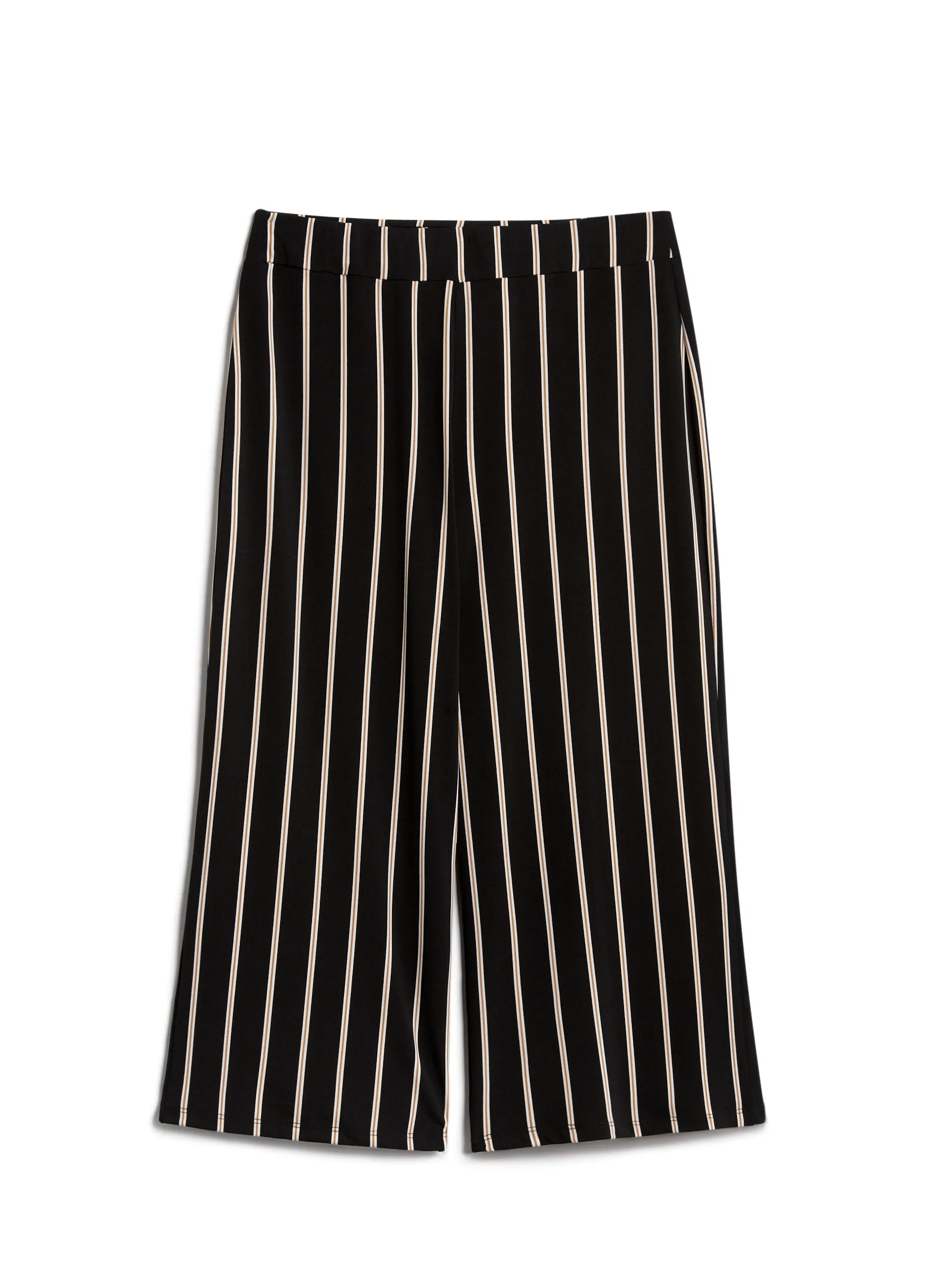 Vertical Stripe Pull-on Capris